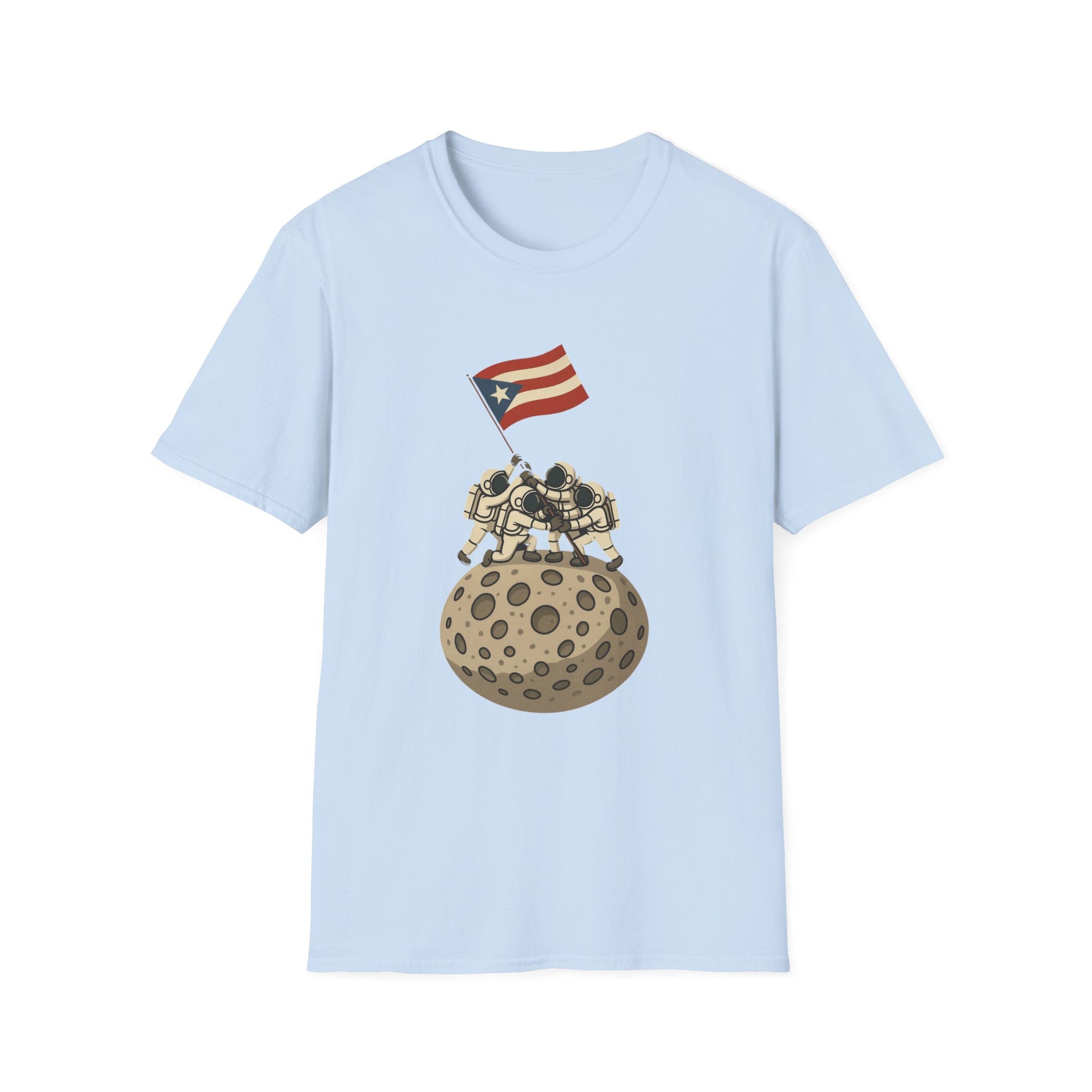 "Boricuas en la Luna" T-Shirt, Casual Wear