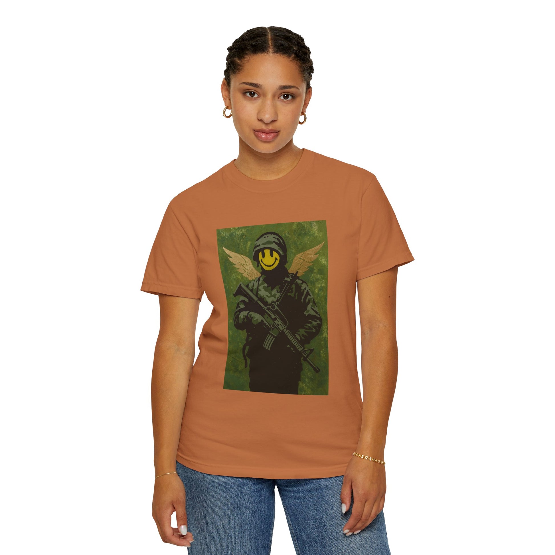 Happy Face Soldier Edition – Military-Urban Graphic Tee