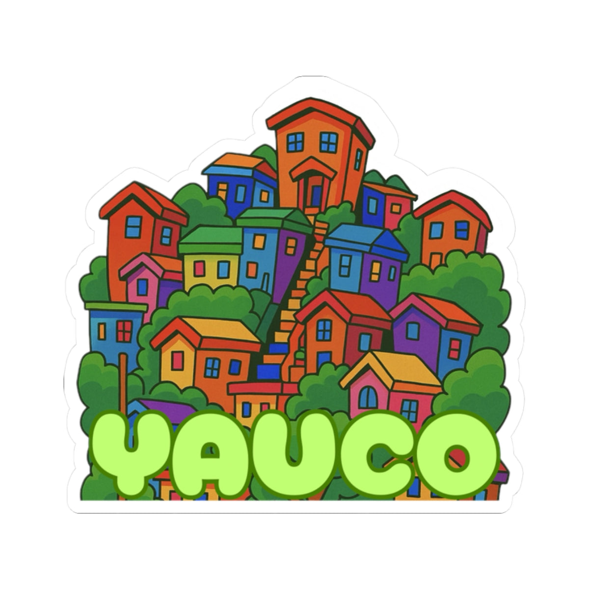 Yauco "El Cerro", Kiss-Cut Stickers