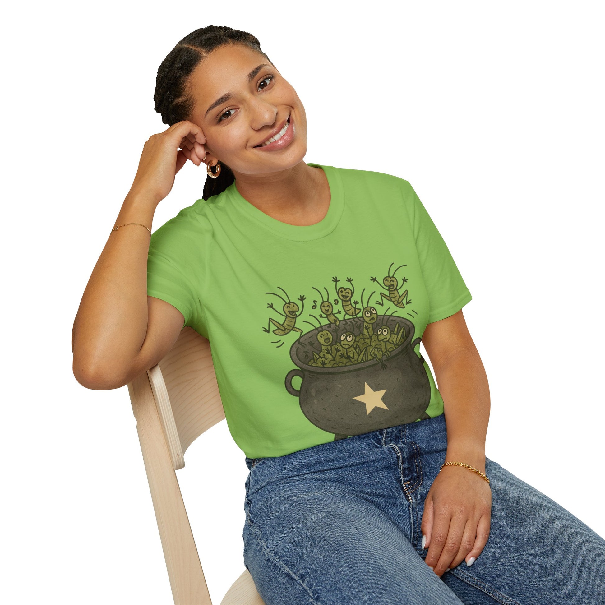 Funny T-Shirt: “Una Olla de Grillos”