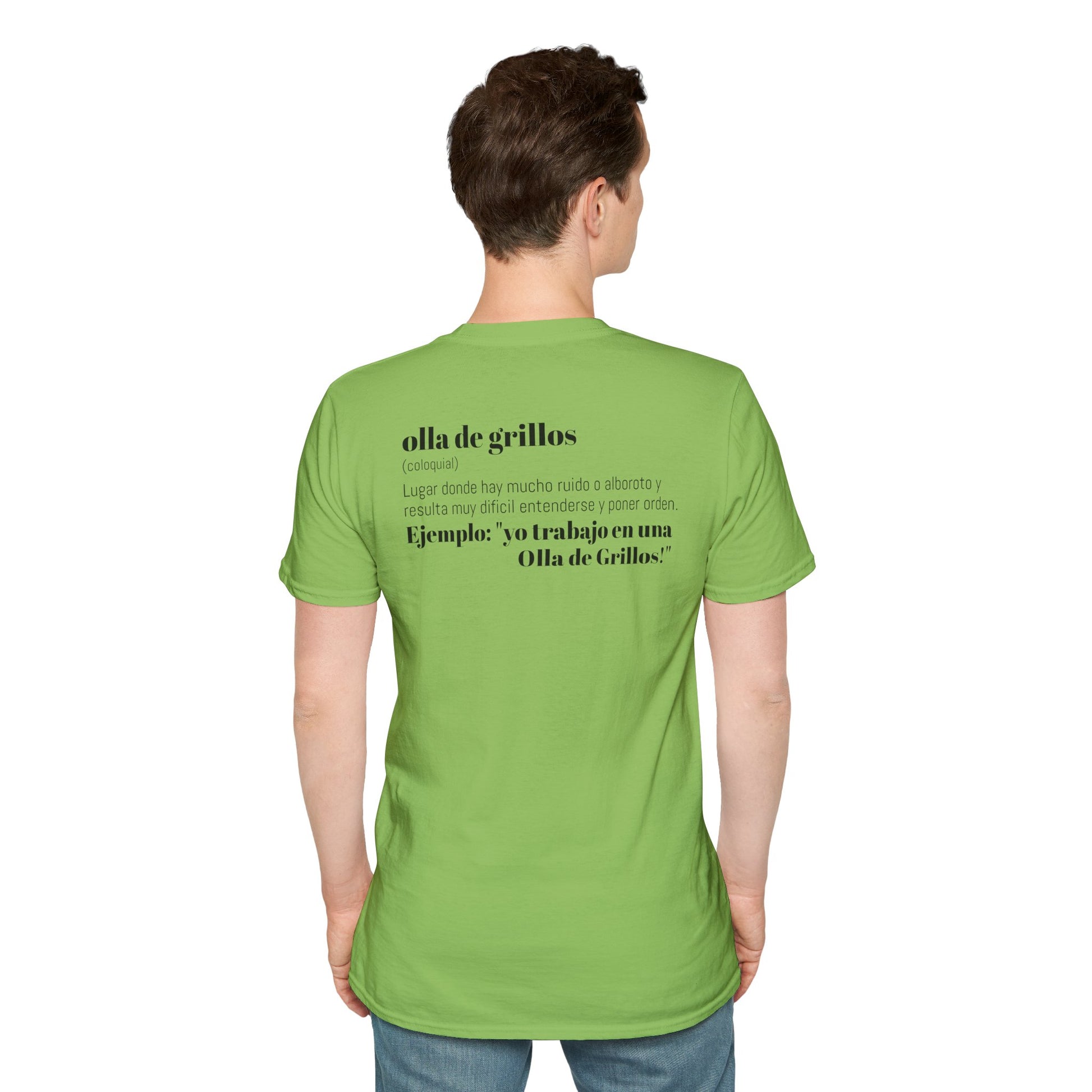 Funny T-Shirt: “Una Olla de Grillos”
