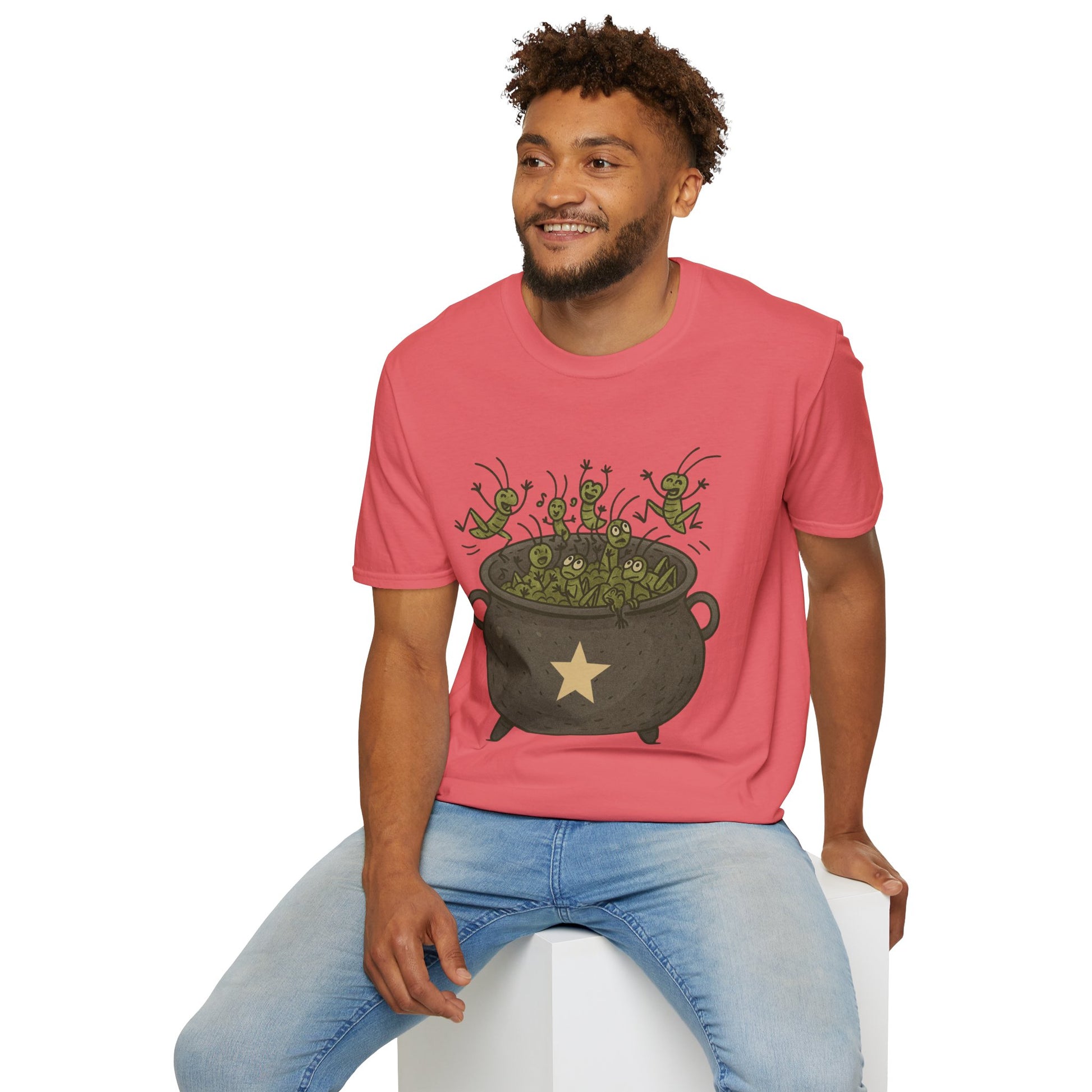 Funny T-Shirt: “Una Olla de Grillos”