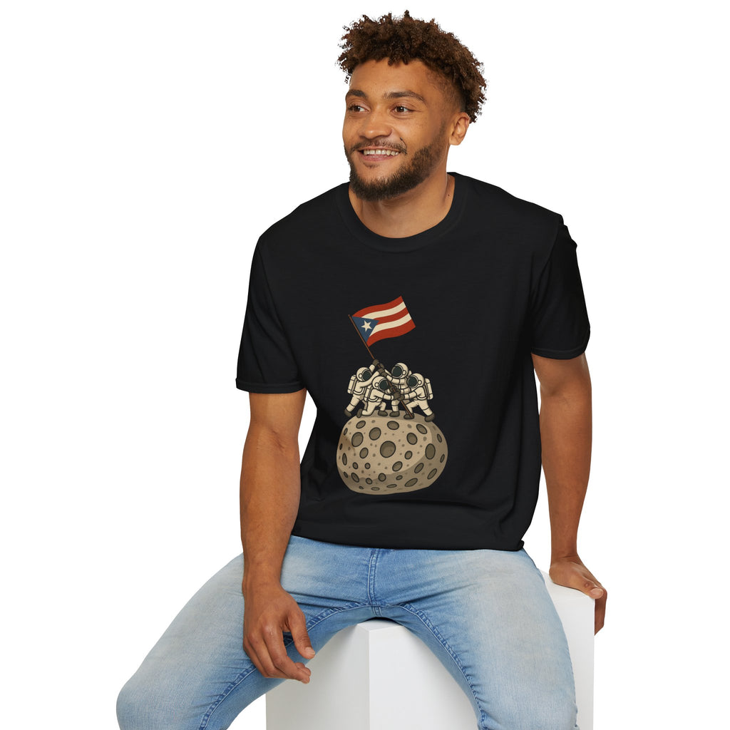"Boricuas en la Luna" T-Shirt, Casual Wear