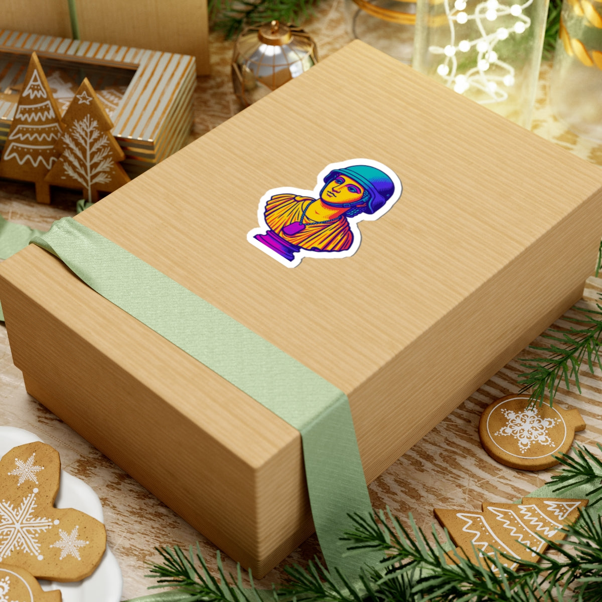 Cleopatra Soldier, Kiss-Cut Stickers