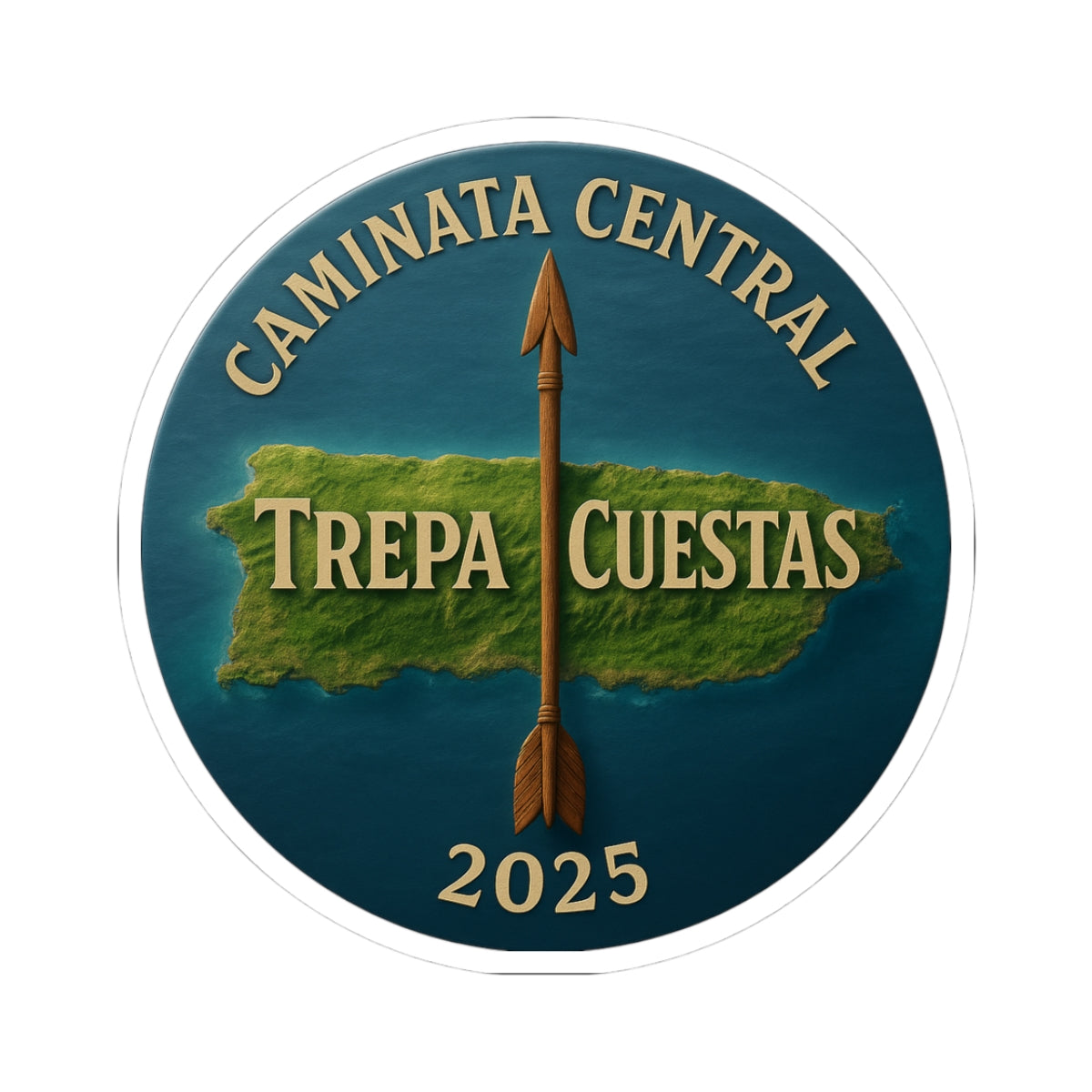 Los Trepa Cuestas – Caminata Central 2025,  Kiss-Cut Stickers, Adventure Stickers, Personalized Laptop Stickers