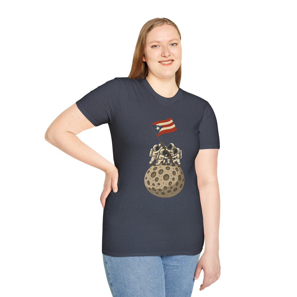 "Boricuas en la Luna" T-Shirt, Casual Wear