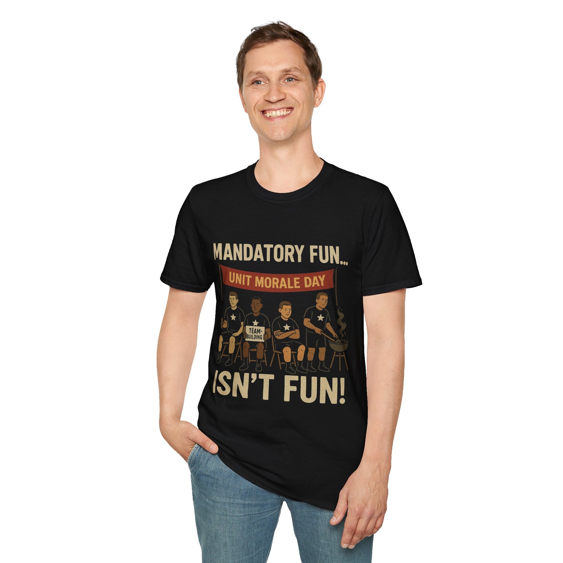"Mandatory Fun Isn’t Fun" – Funny Military T-Shirt