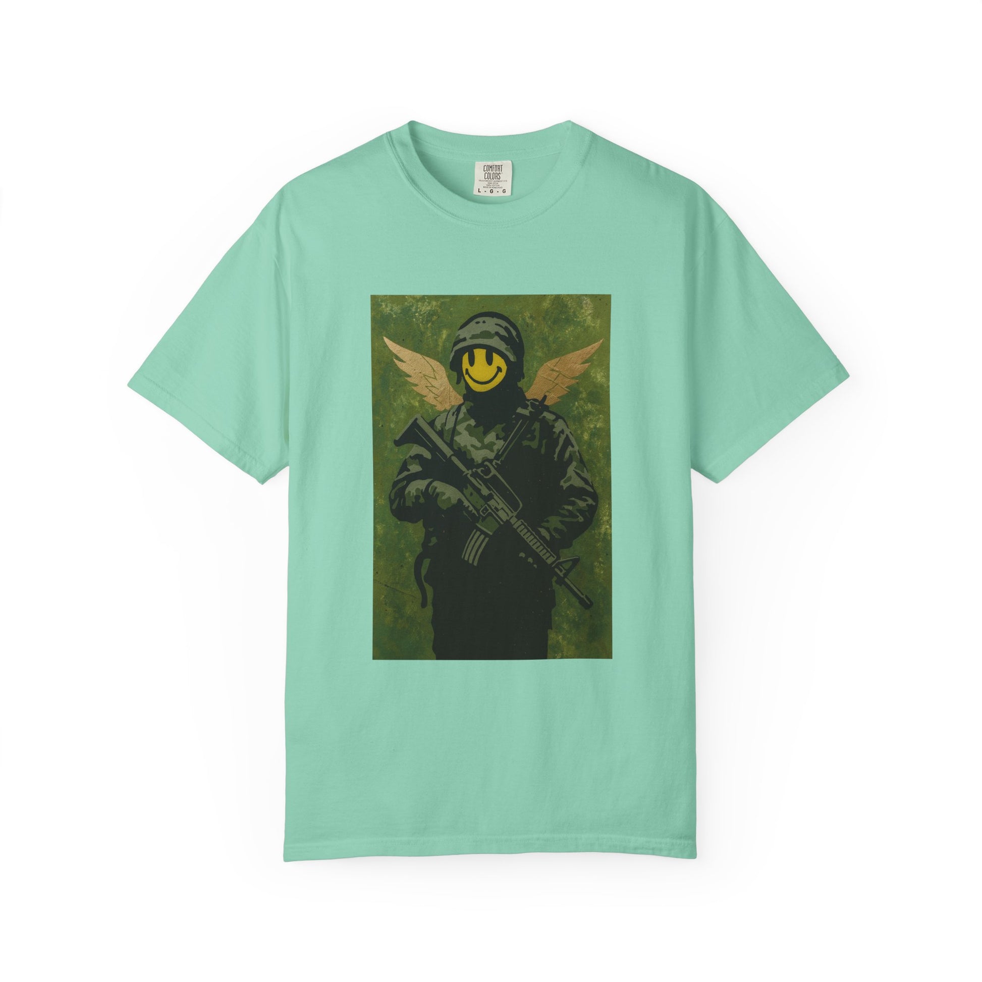 Happy Face Soldier Edition – Military-Urban Graphic Tee