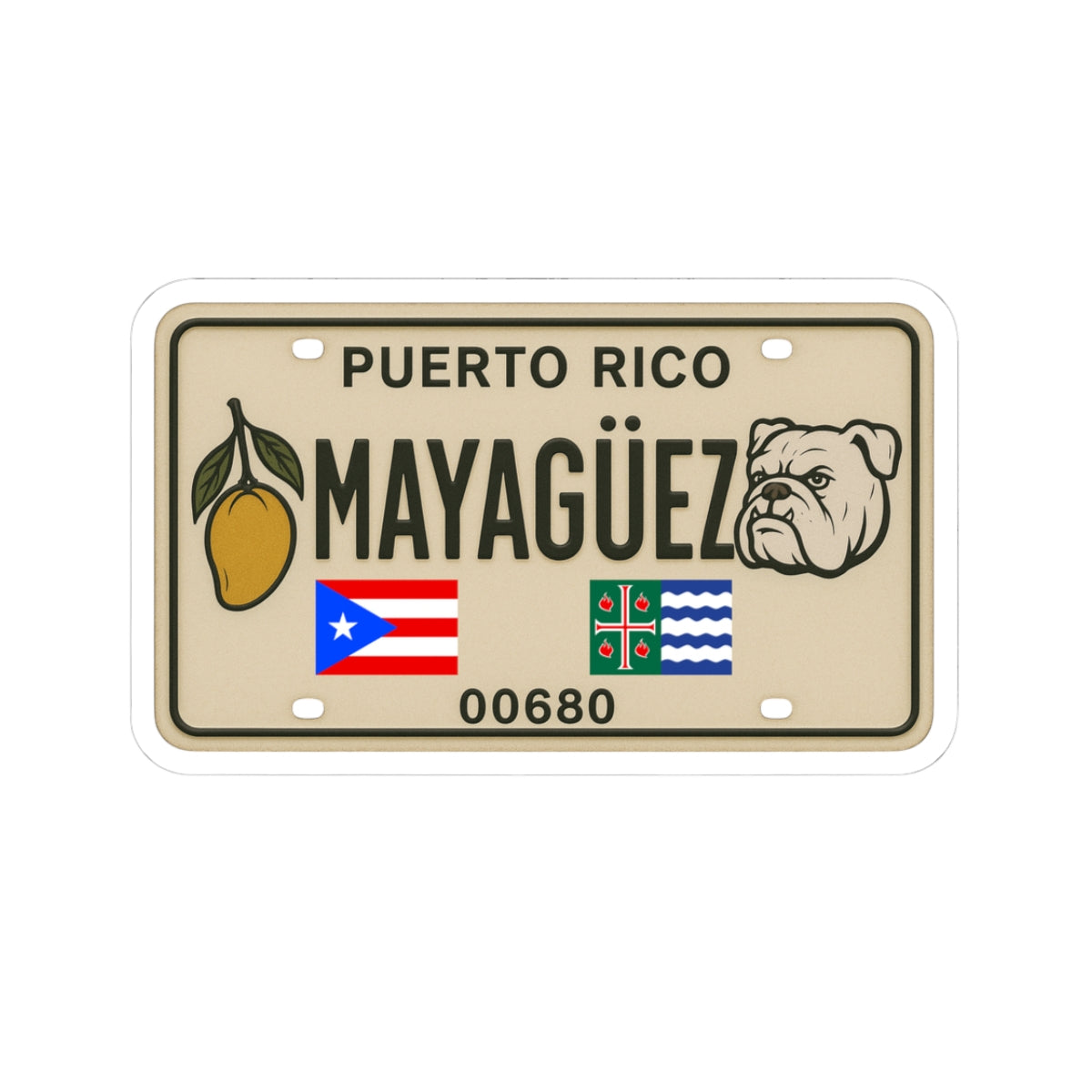 Mayagüez "Tablilla", Kiss-Cut Stickers