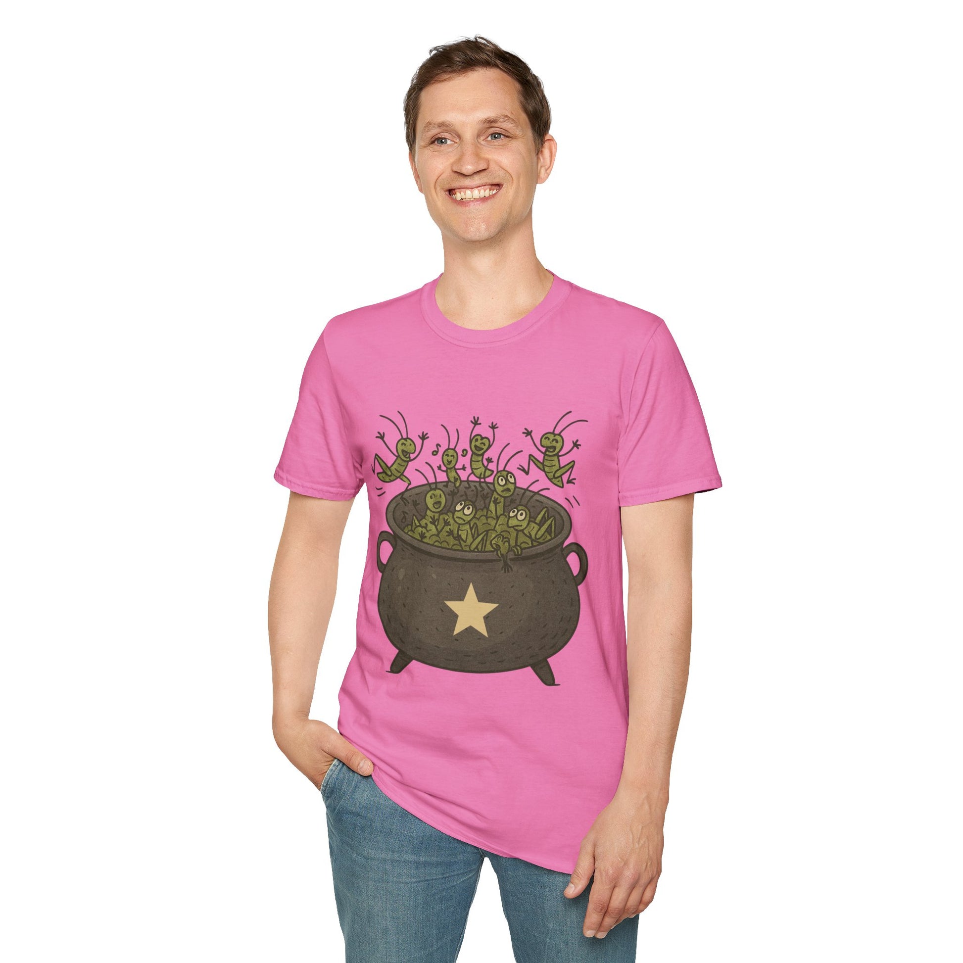 Funny T-Shirt: “Una Olla de Grillos”