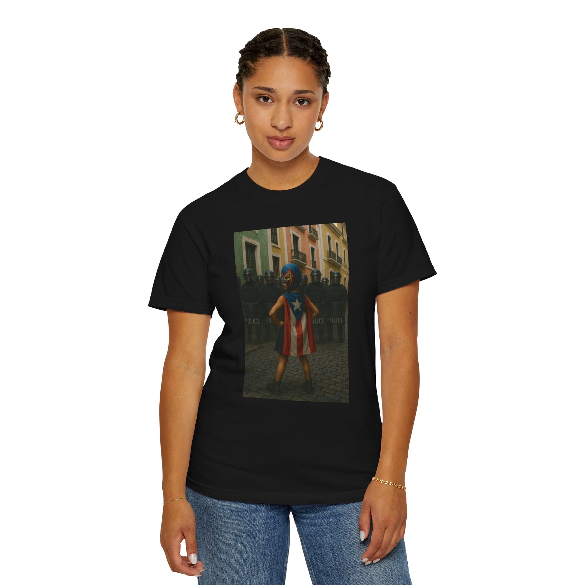 Boricua Super Girl Edition – Military-Urban Graphic Tee