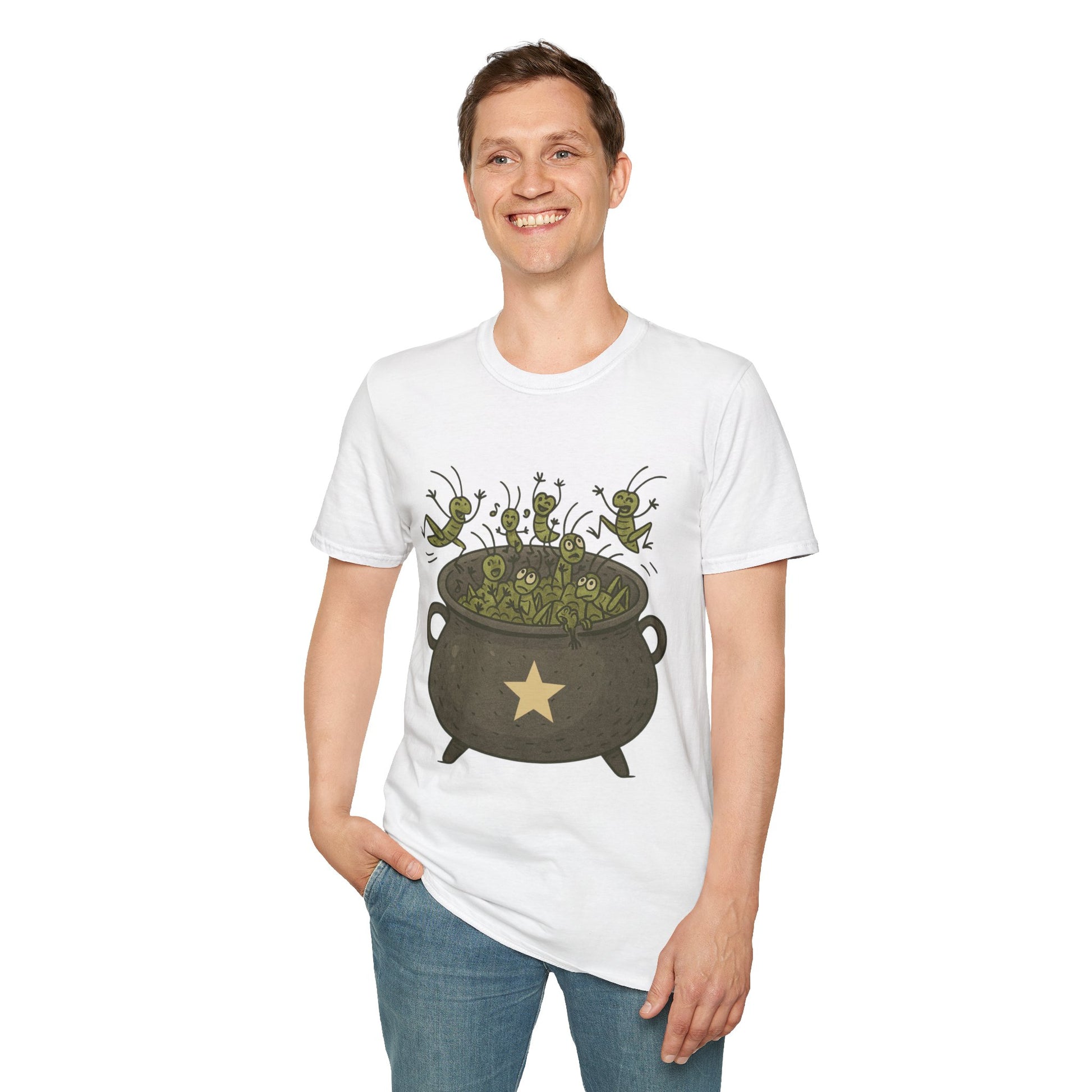 Funny T-Shirt: “Una Olla de Grillos”