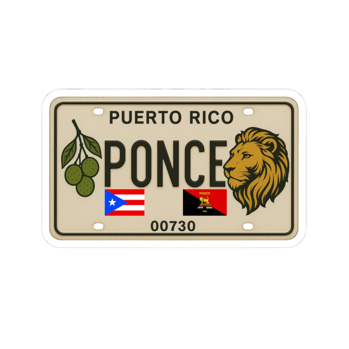 Ponce "Tablilla", Kiss-Cut Stickers
