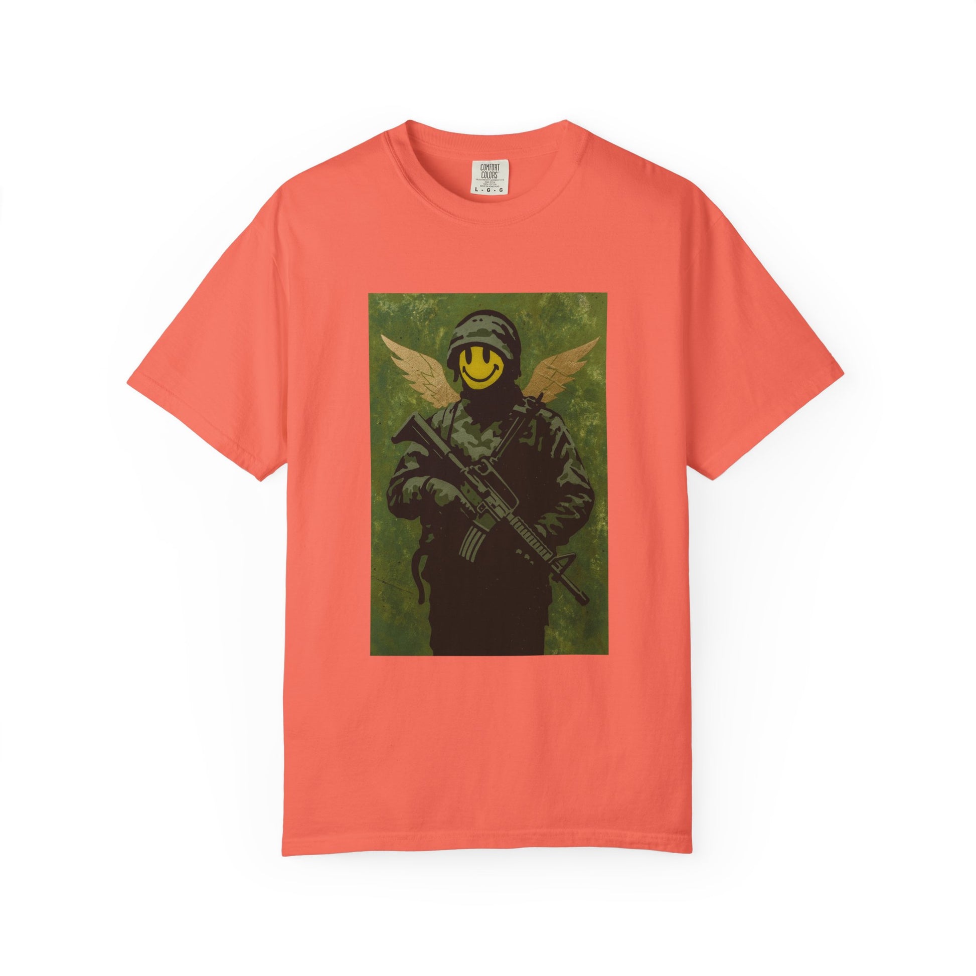 Happy Face Soldier Edition – Military-Urban Graphic Tee