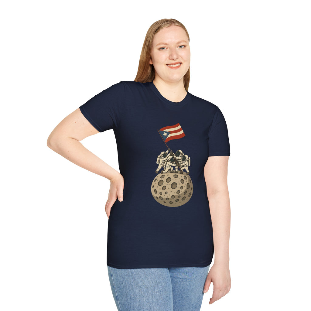 "Boricuas en la Luna" T-Shirt, Casual Wear