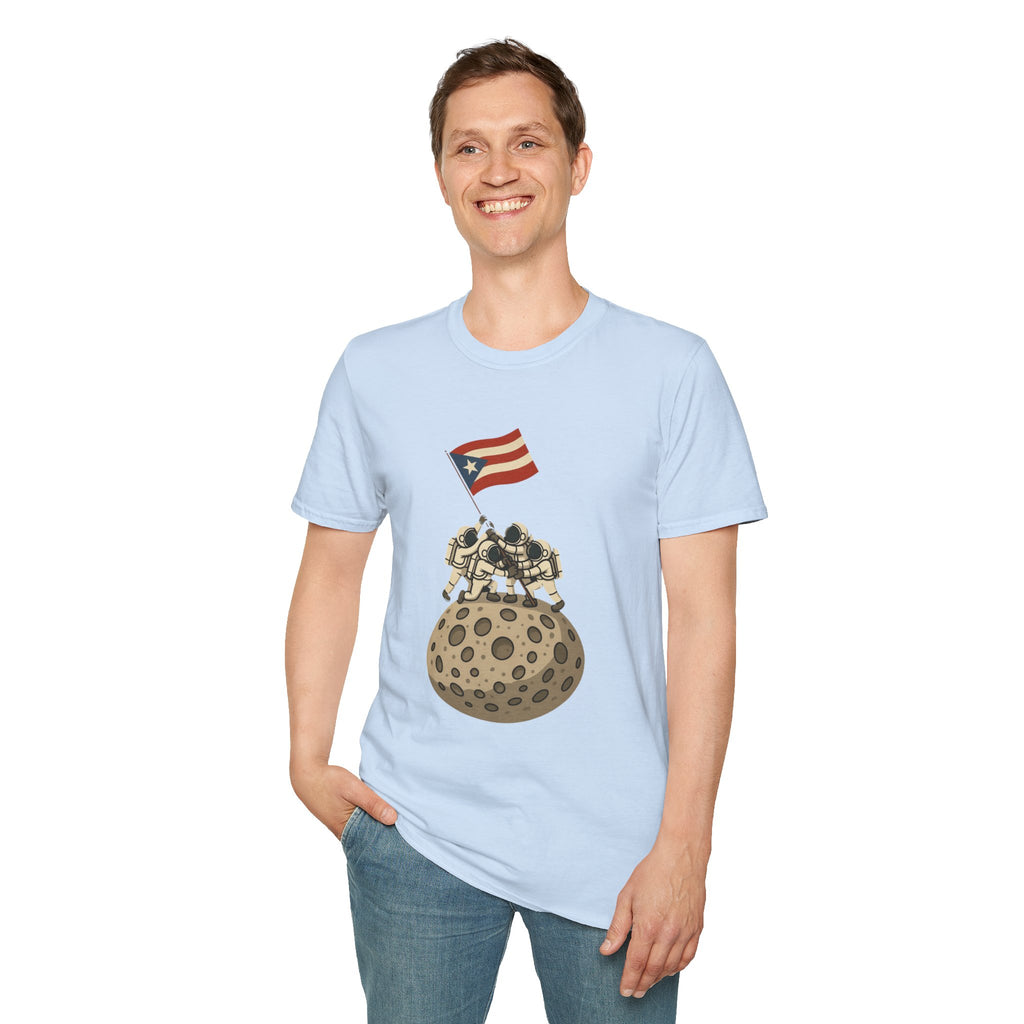 "Boricuas en la Luna" T-Shirt, Casual Wear