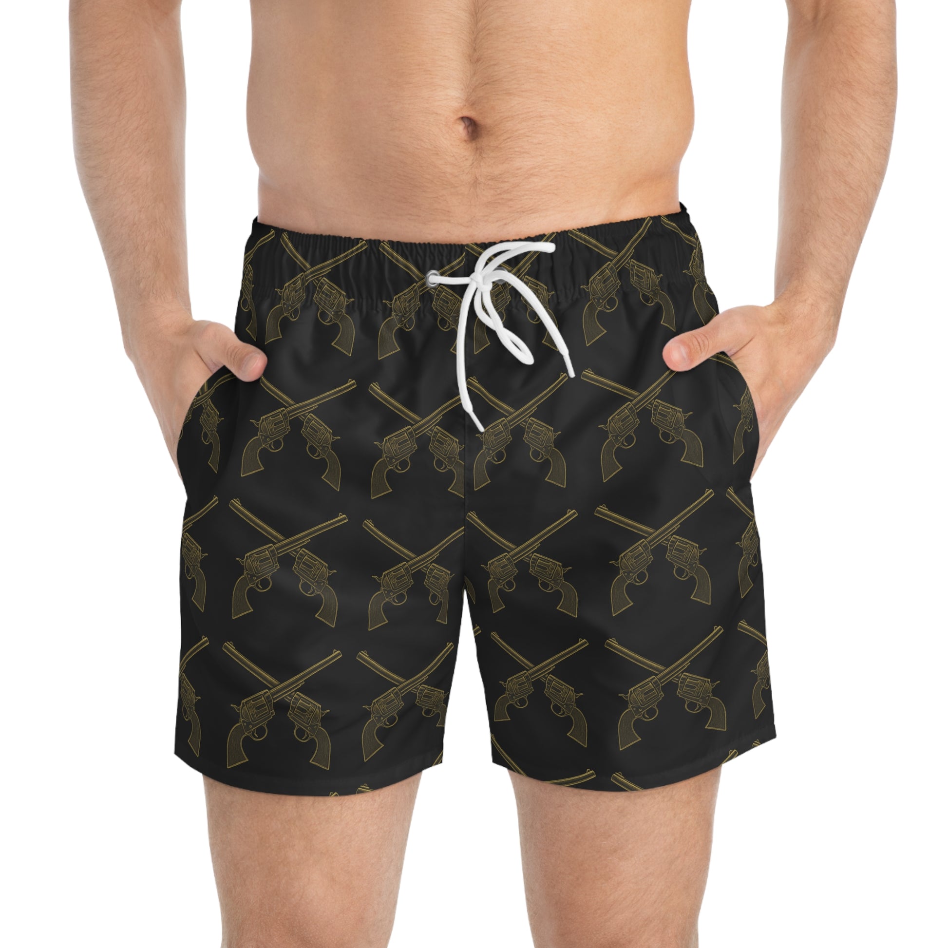 Crossed Pistols - Swim Shorts
