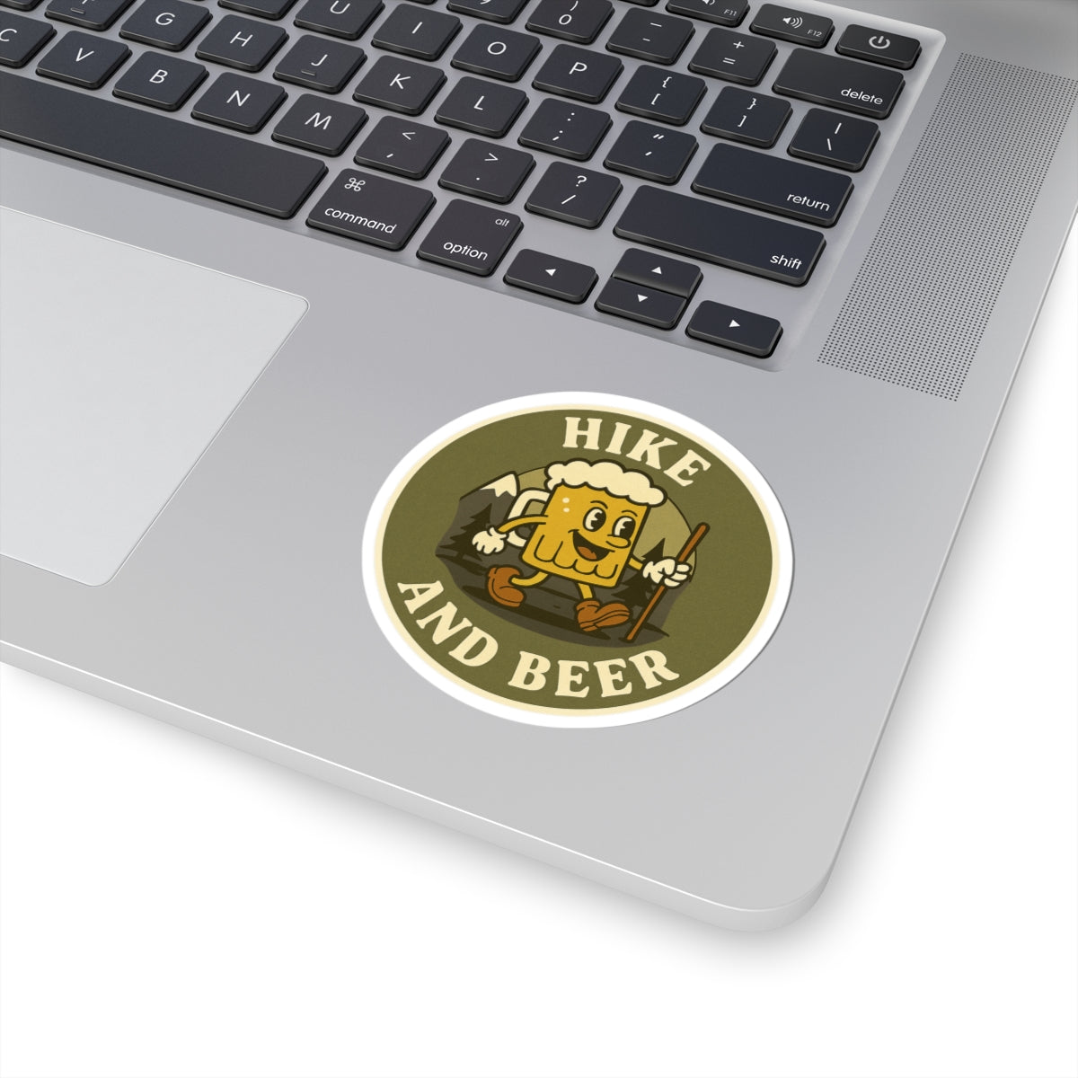 Hike and Beer, Kiss-Cut Stickers