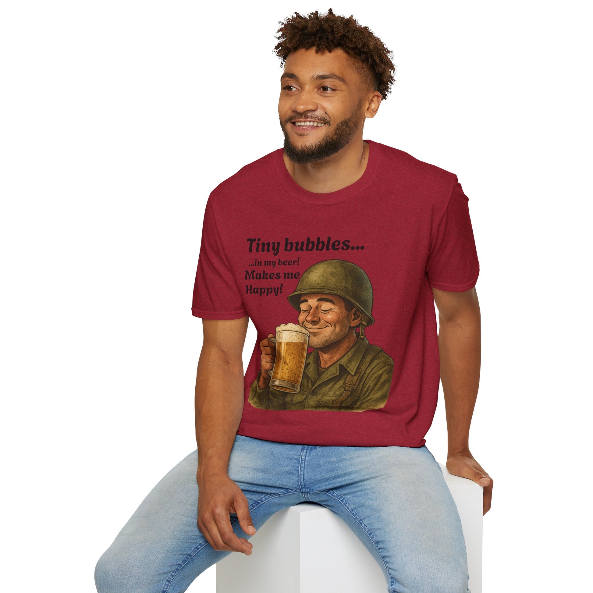 Tiny Bubbles T-Shirt – Cadence & Cold Ones Edition