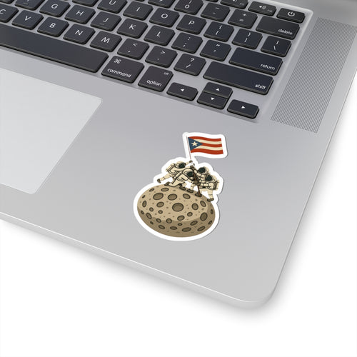 "Boricuas en la Luna", Kiss-Cut Stickers