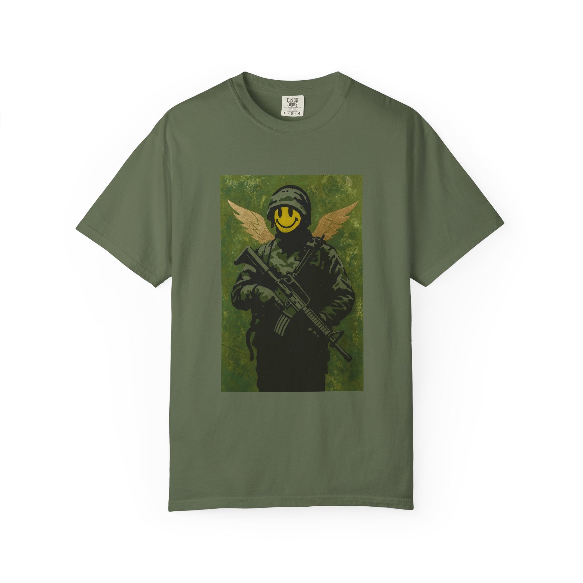 Happy Face Soldier Edition – Military-Urban Graphic Tee