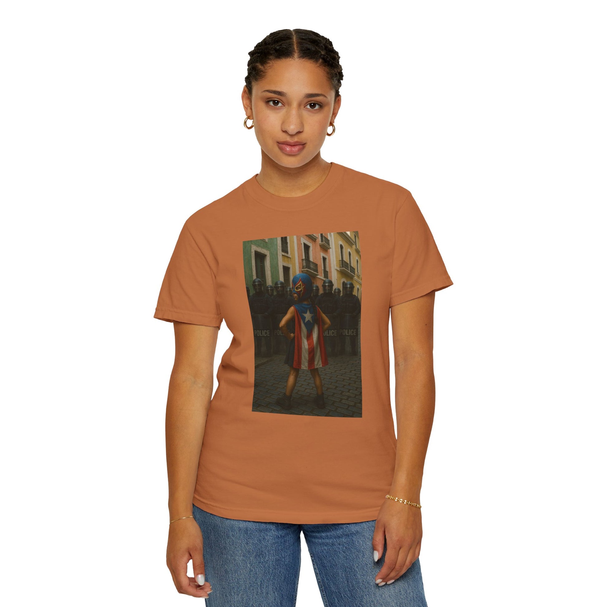 Boricua Super Girl Edition – Military-Urban Graphic Tee