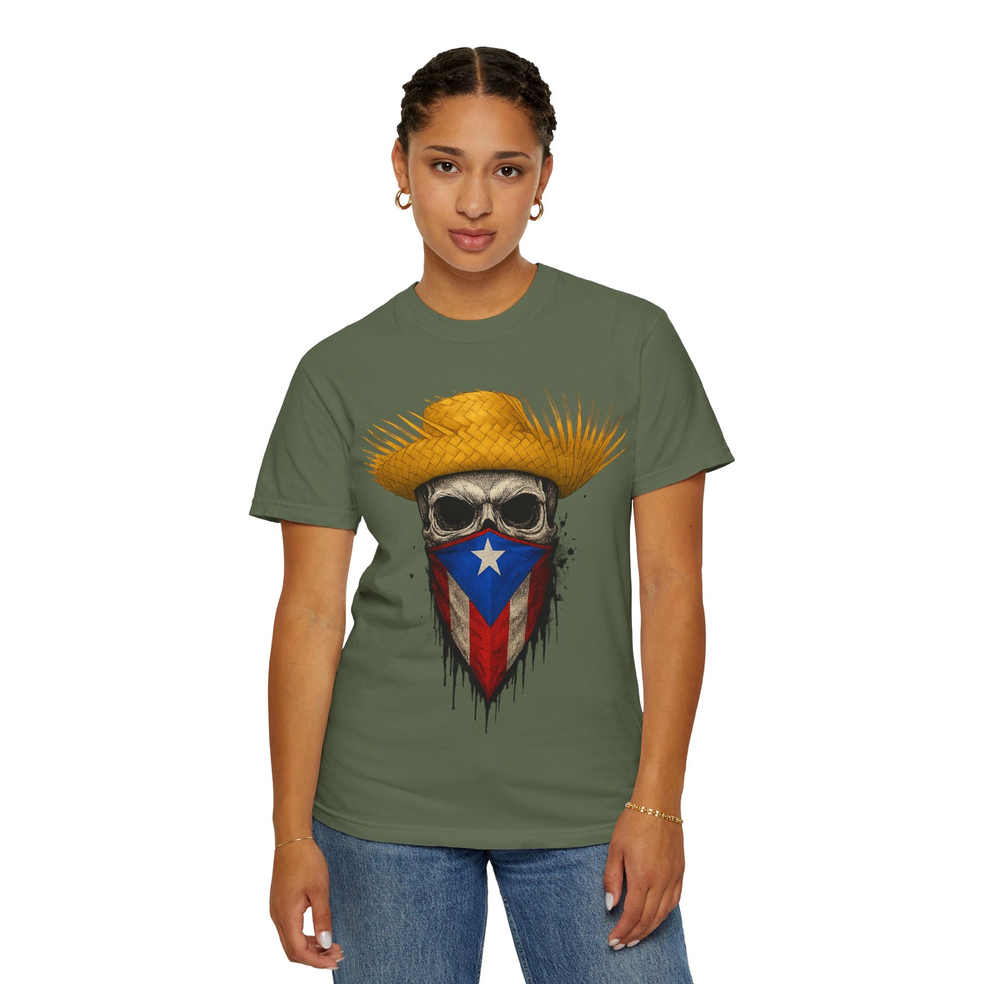 “Boricua Hasta el Hueso” Edition– Patriotic/Urban Graphic Tee