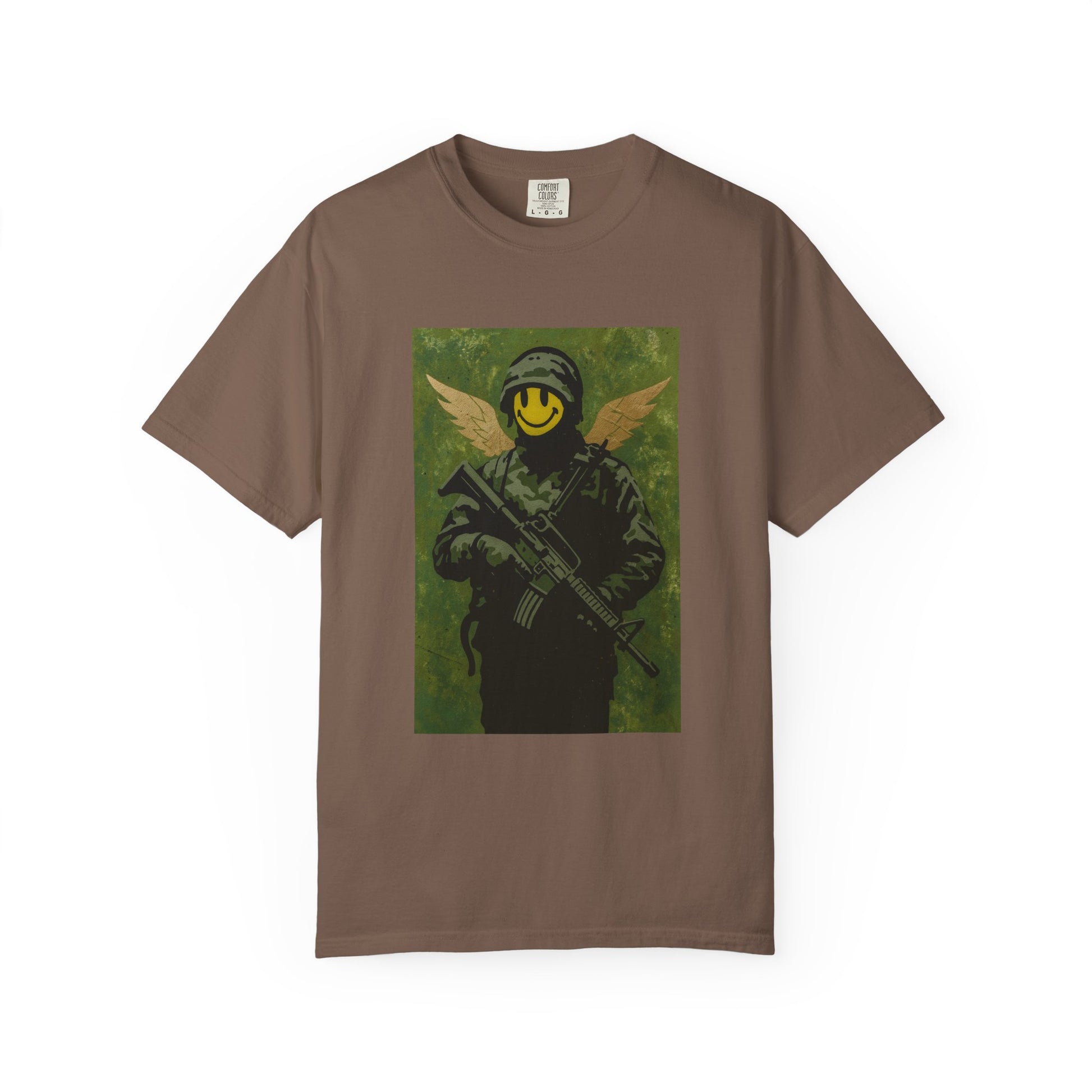 Happy Face Soldier Edition – Military-Urban Graphic Tee