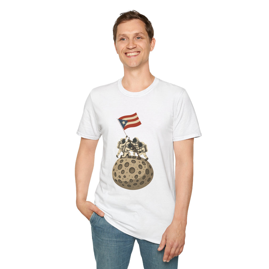 "Boricuas en la Luna" T-Shirt, Casual Wear