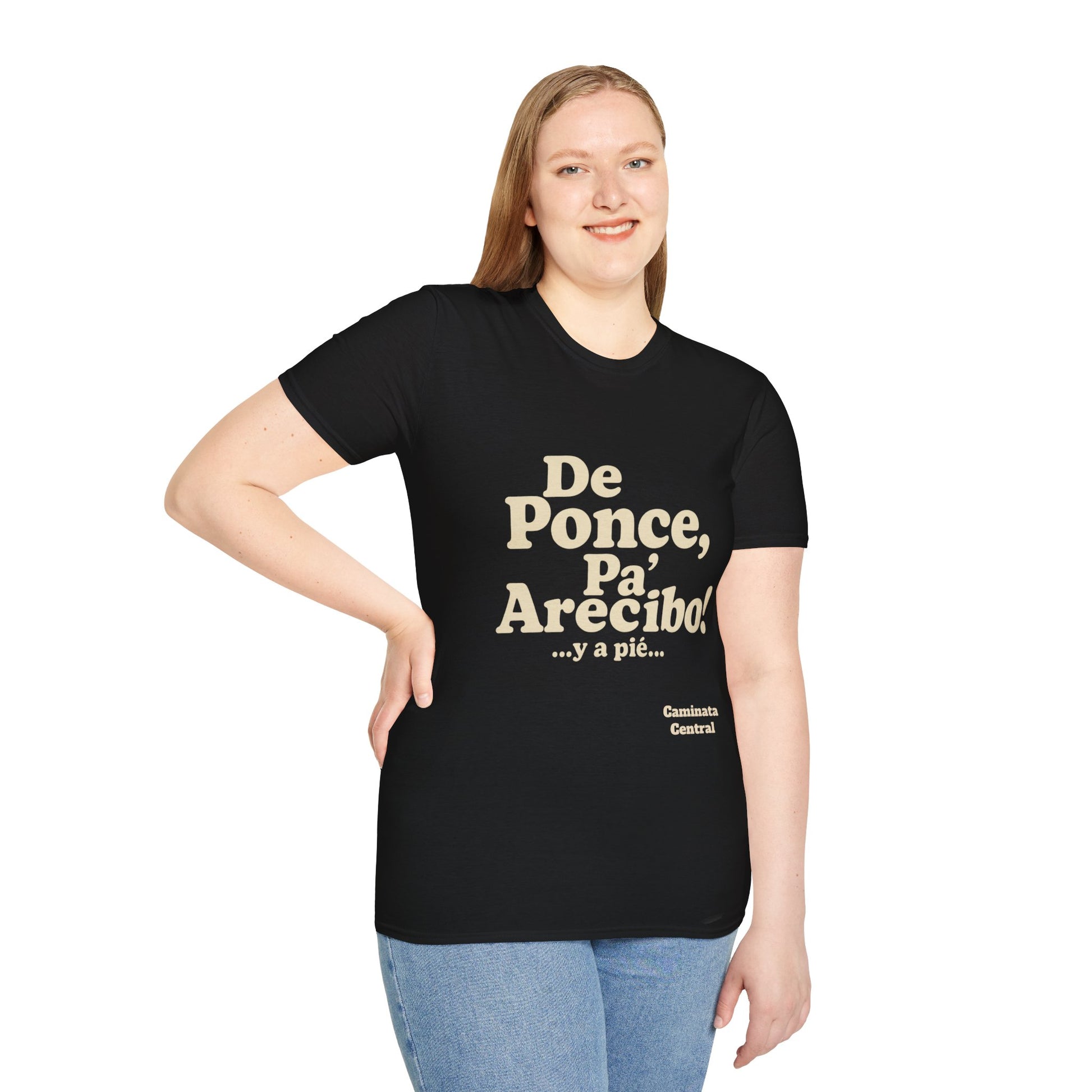 De Ponce P'a Arecibo - Caminata Central T-Shirt, Casual Wear