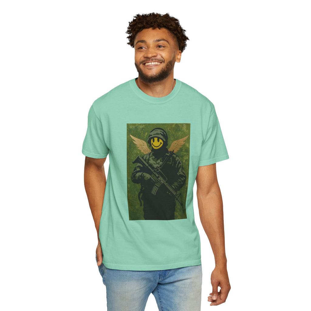 Happy Face Soldier Edition – Military-Urban Graphic Tee