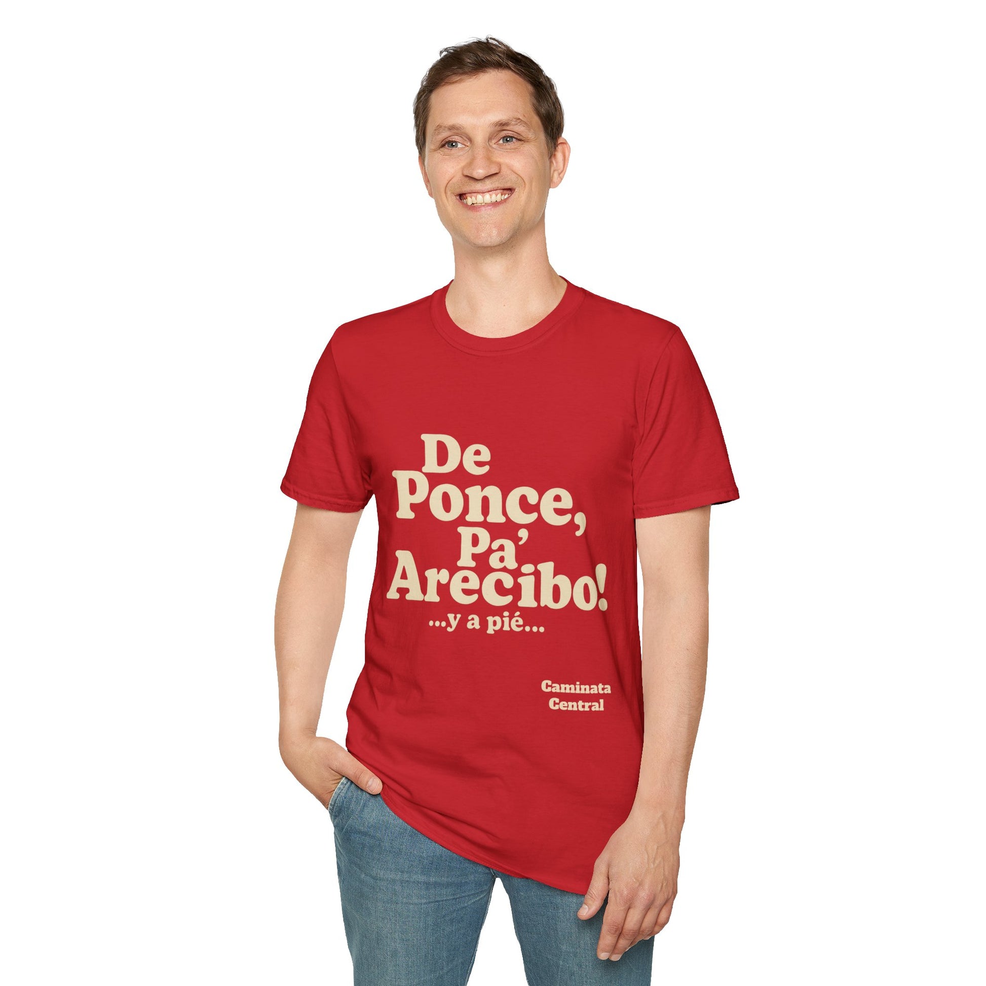 De Ponce P'a Arecibo - Caminata Central T-Shirt, Casual Wear