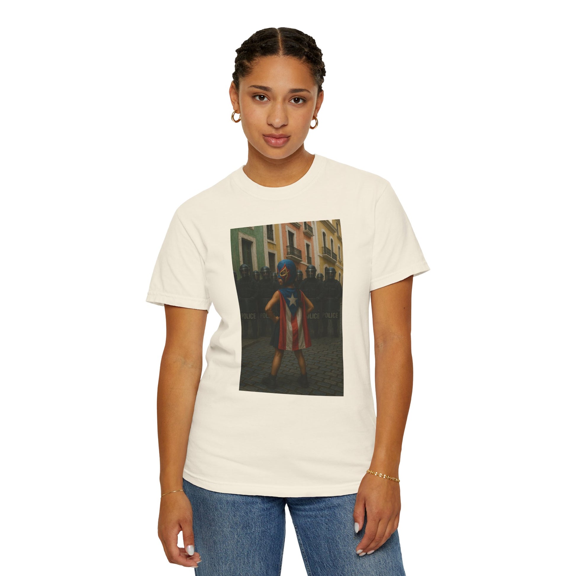 Boricua Super Girl Edition – Military-Urban Graphic Tee