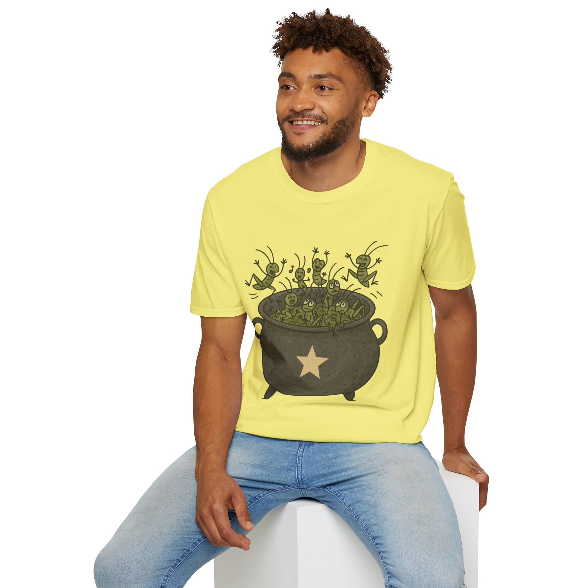 Funny T-Shirt: “Una Olla de Grillos”