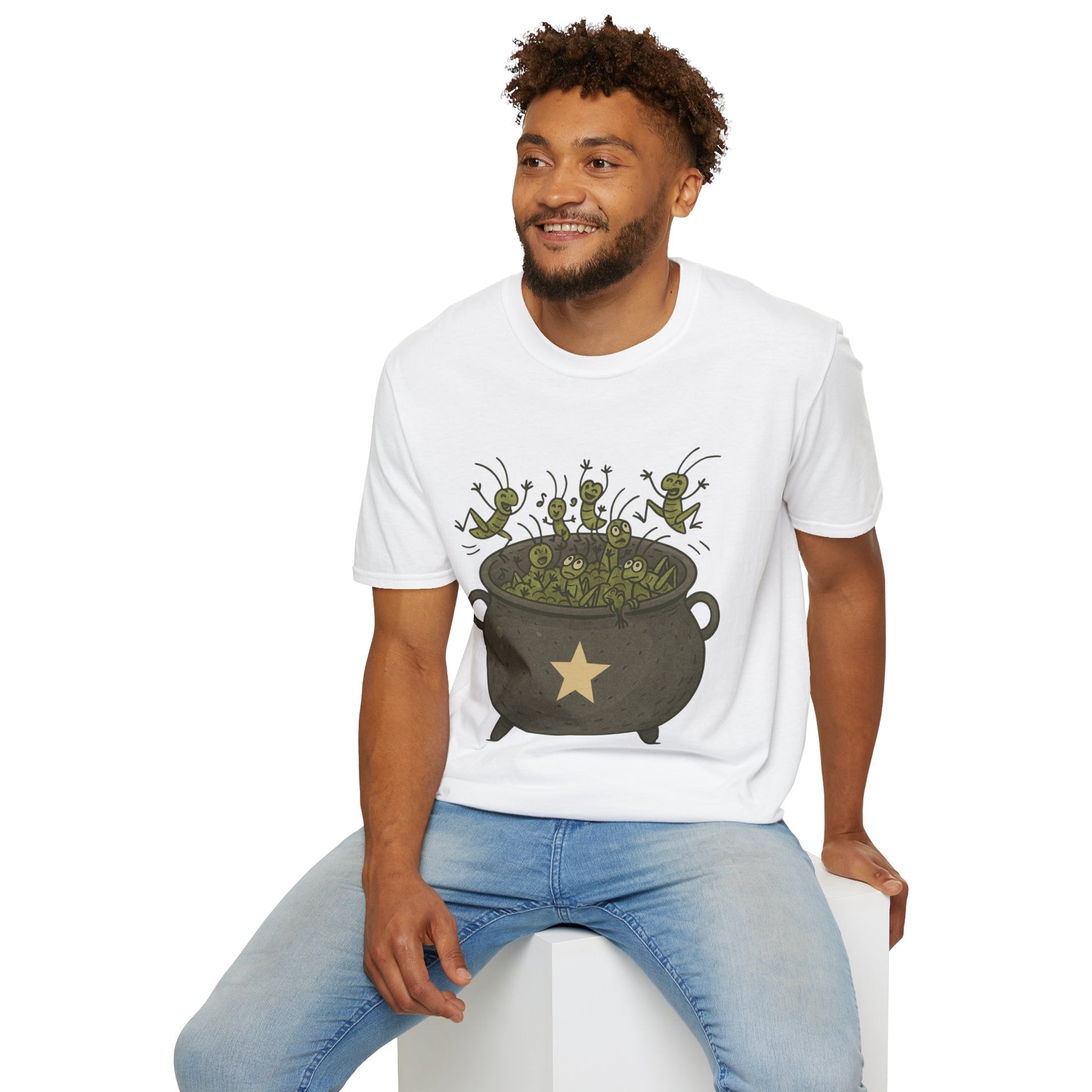 Funny T-Shirt: “Una Olla de Grillos”