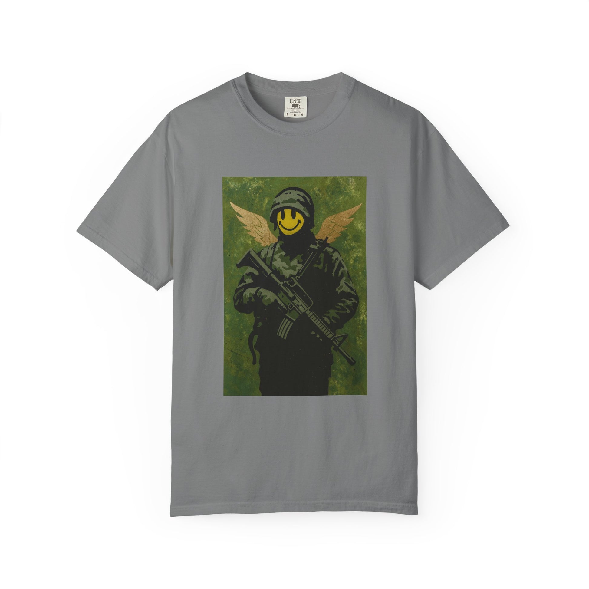 Happy Face Soldier Edition – Military-Urban Graphic Tee