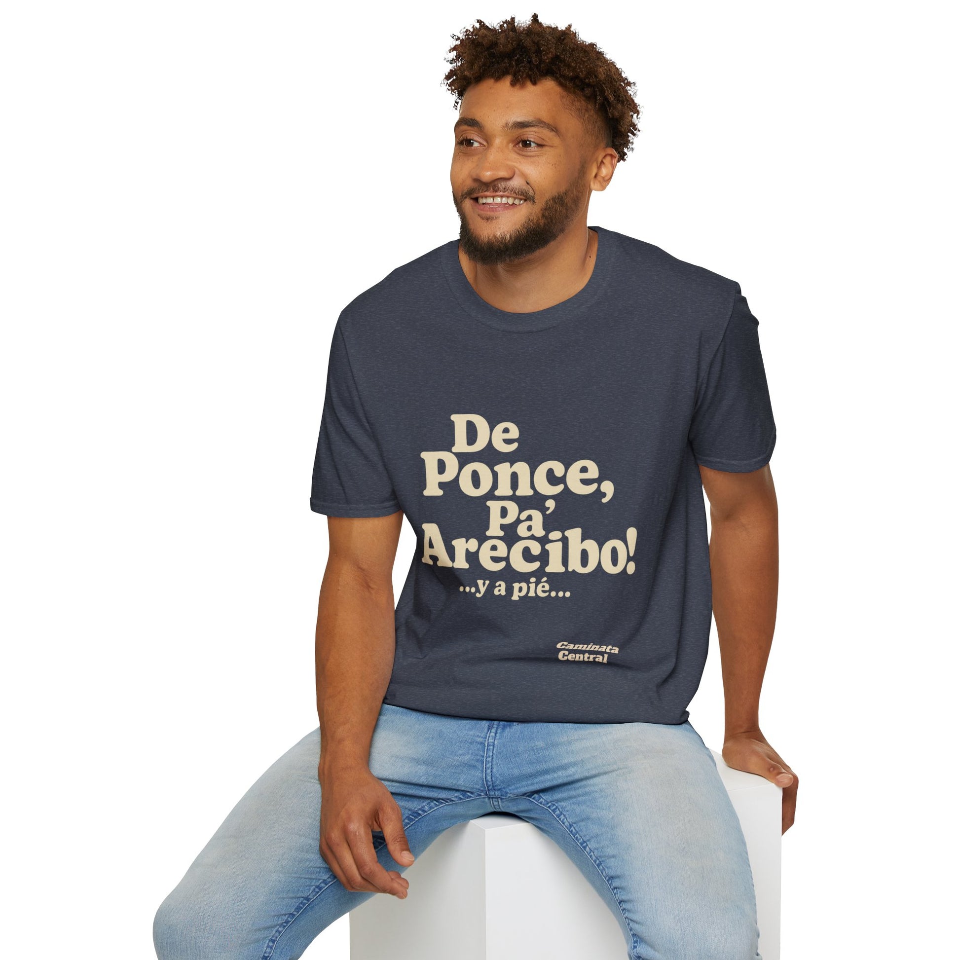 De Ponce P'a Arecibo - Caminata Central T-Shirt, Casual Wear
