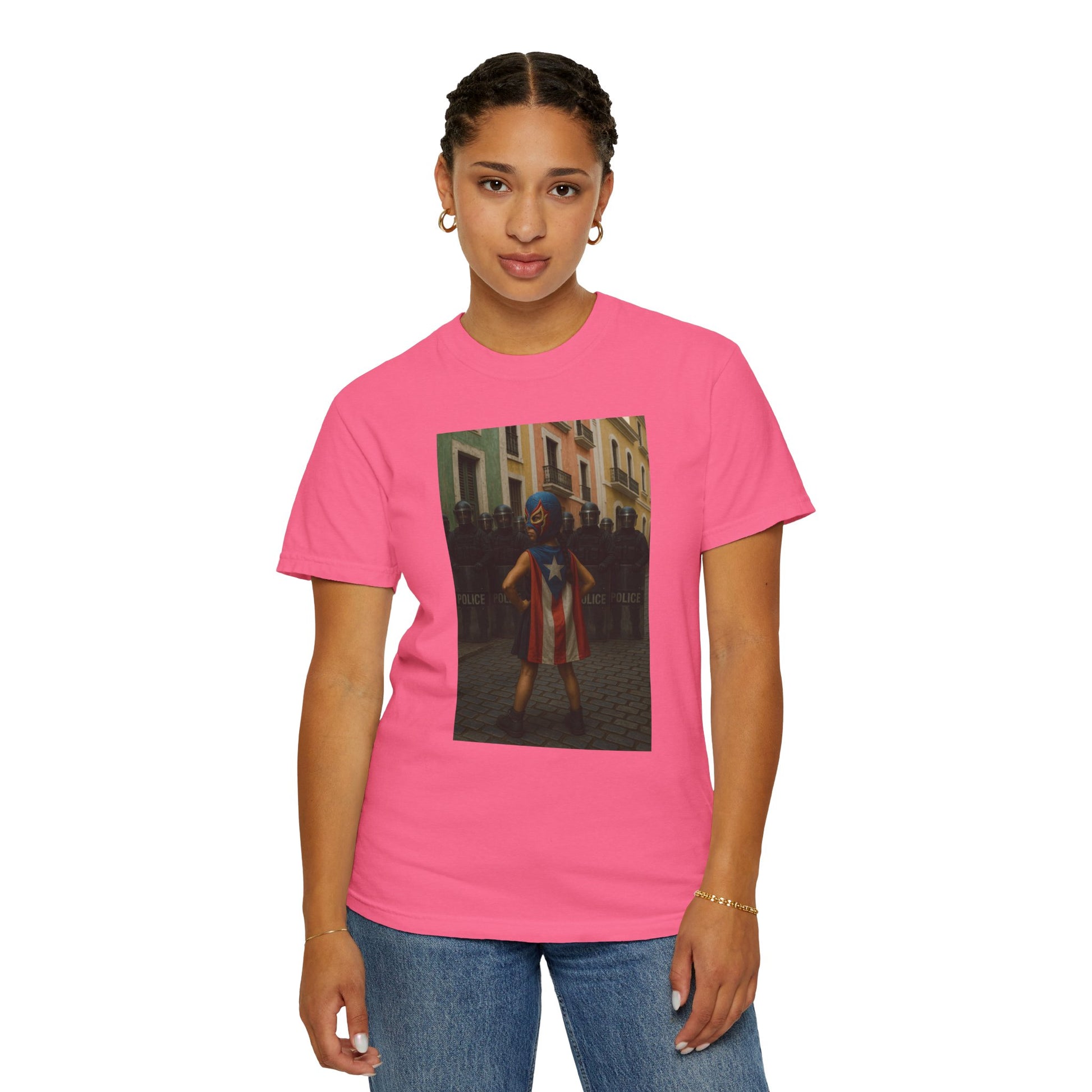 Boricua Super Girl Edition – Military-Urban Graphic Tee