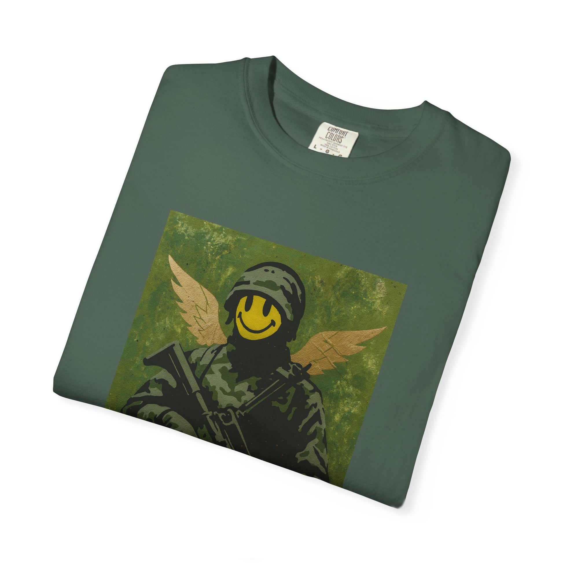 Happy Face Soldier Edition – Military-Urban Graphic Tee