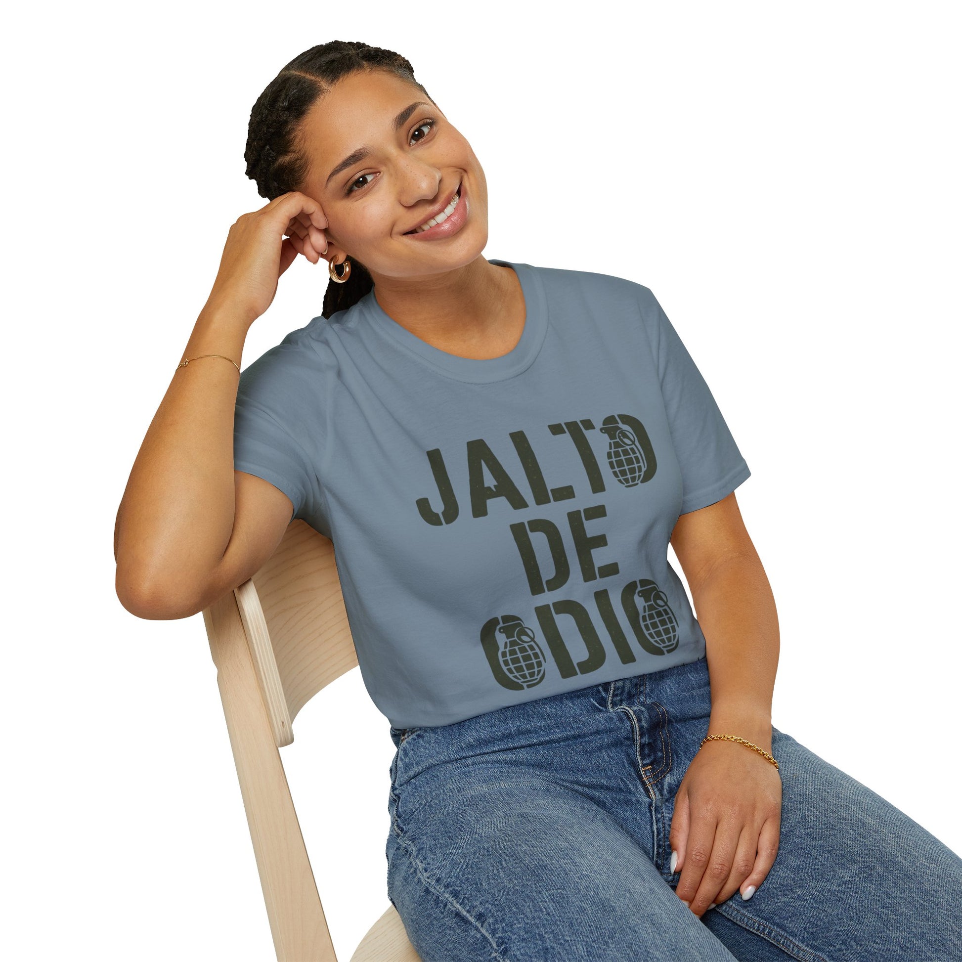 “Jalto de Odio” – Funny Military T-Shirt for the Unit’s Most Negative Hero