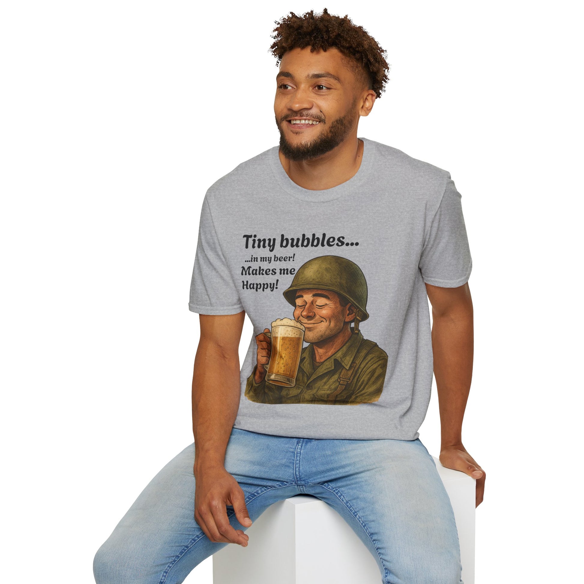 Tiny Bubbles T-Shirt – Cadence & Cold Ones Edition