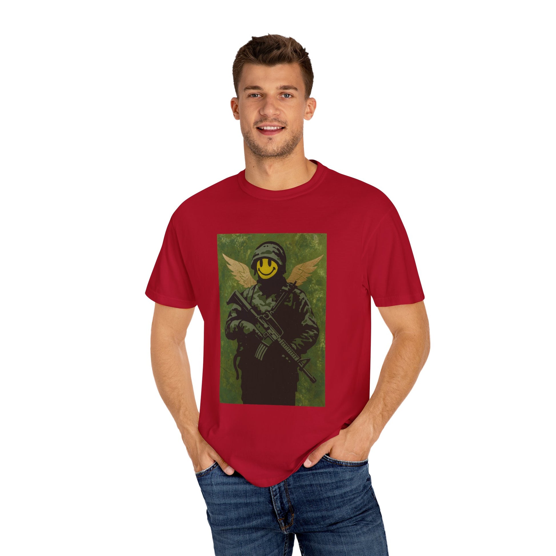 Happy Face Soldier Edition – Military-Urban Graphic Tee