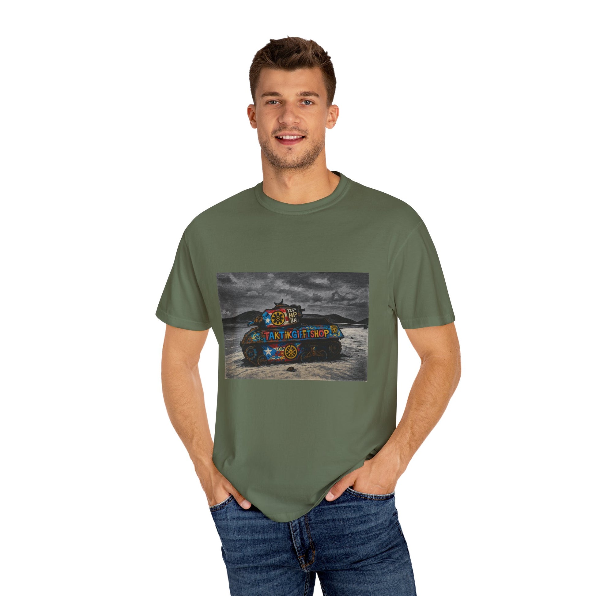 Playa Flamenco Tank Edition – Military-Urban Graphic Tee