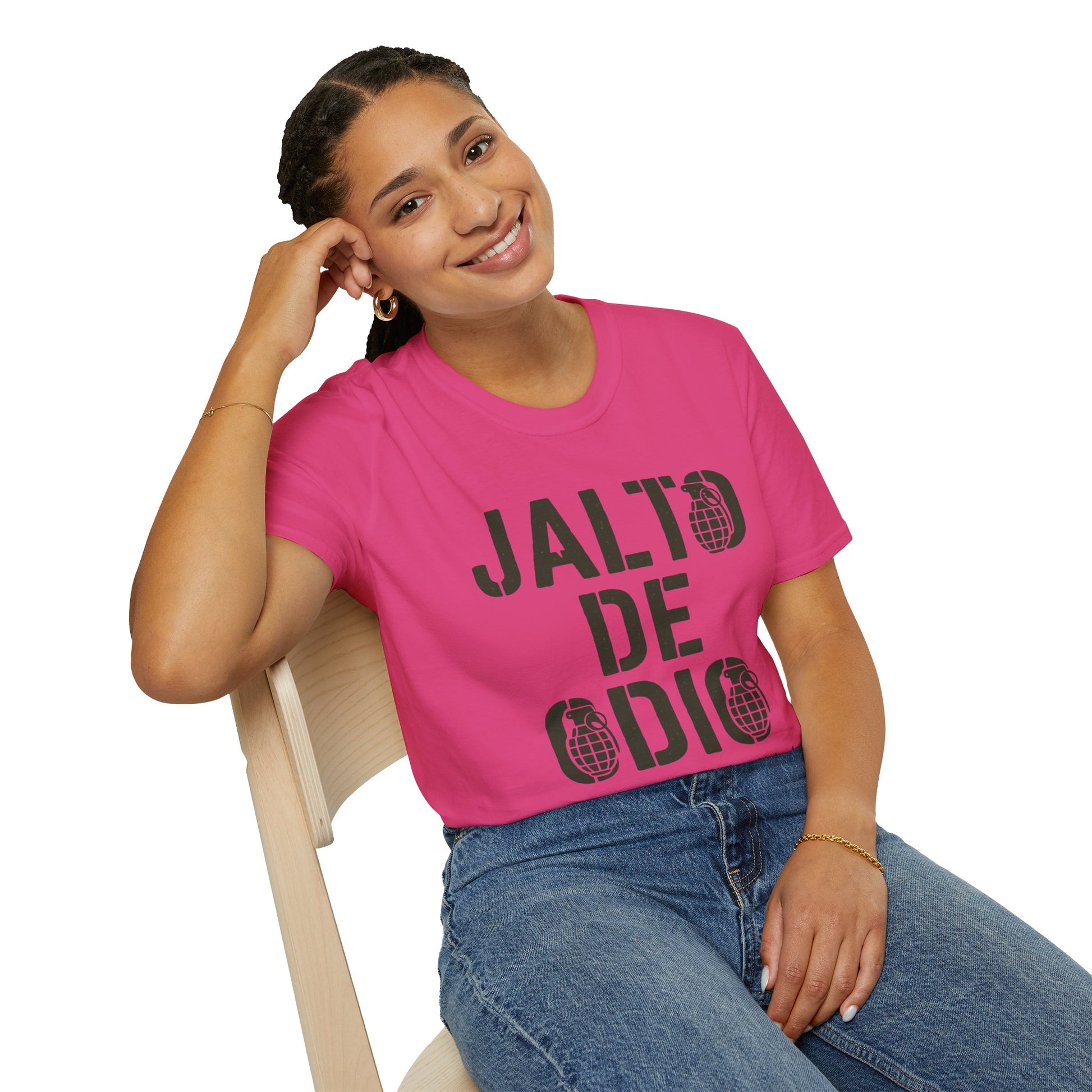 “Jalto de Odio” – Funny Military T-Shirt for the Unit’s Most Negative Hero