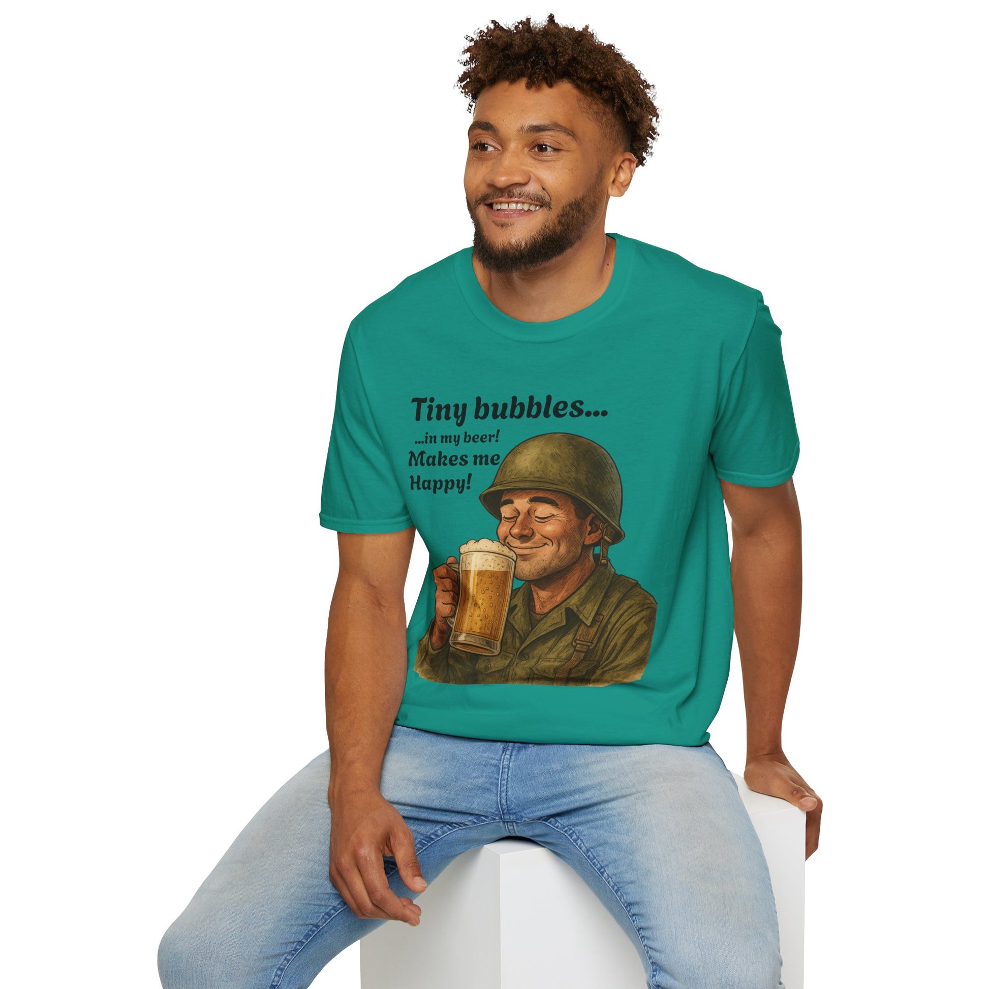 Tiny Bubbles T-Shirt – Cadence & Cold Ones Edition