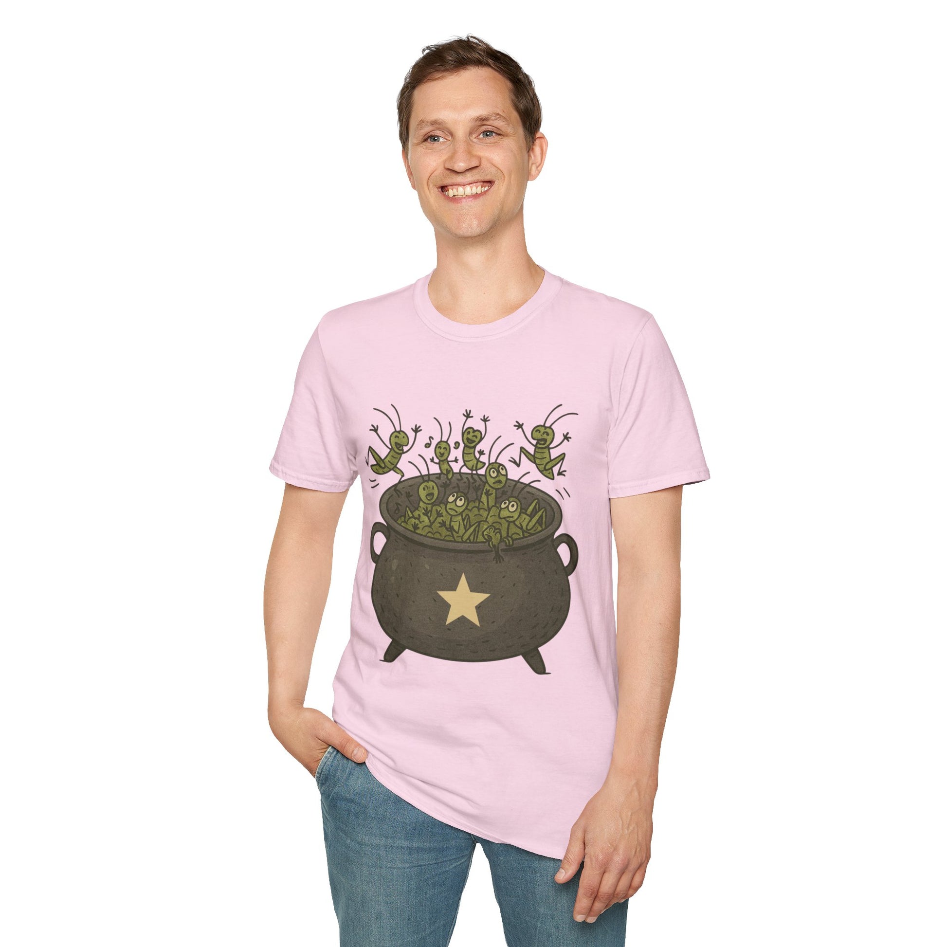 Funny T-Shirt: “Una Olla de Grillos”