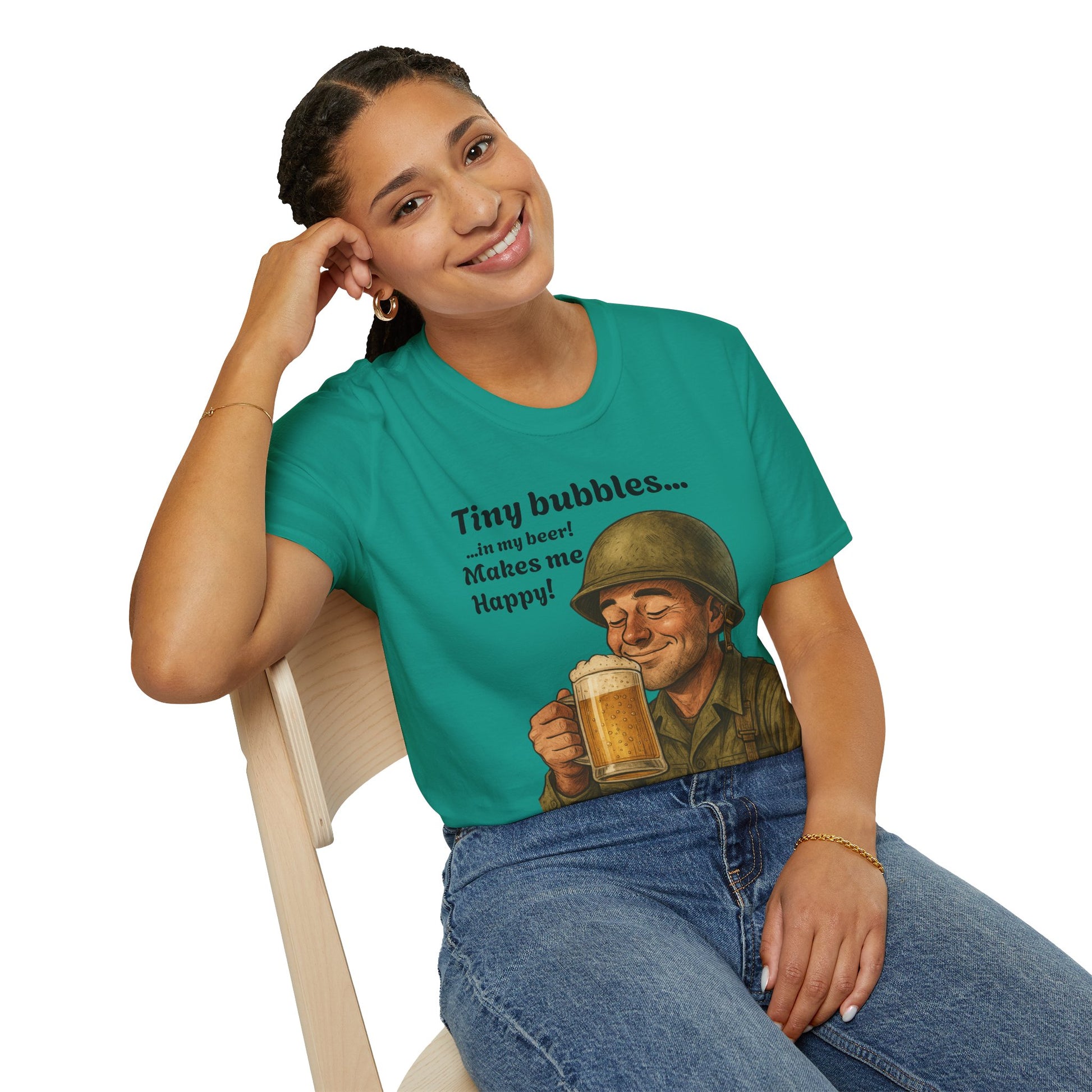 Tiny Bubbles T-Shirt – Cadence & Cold Ones Edition