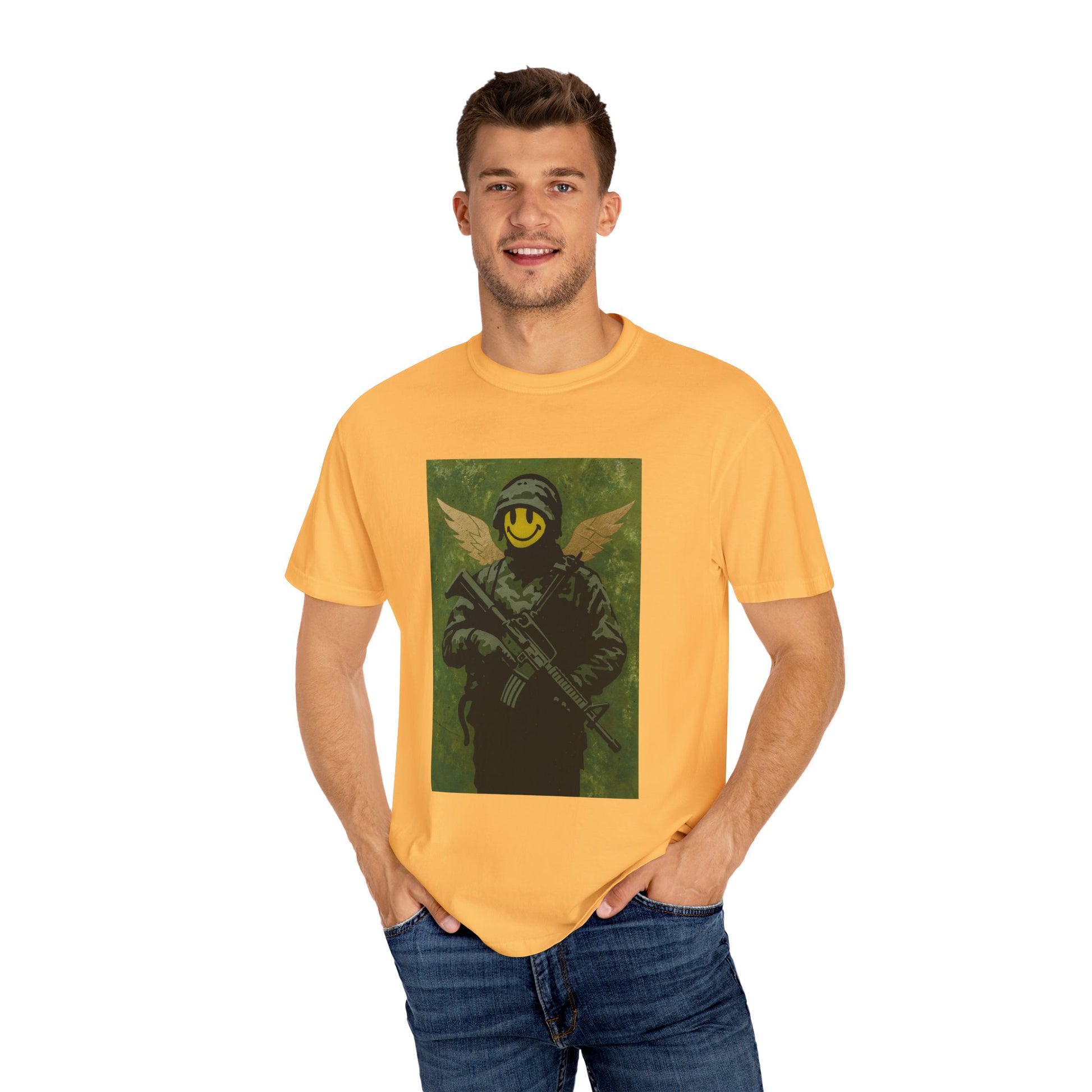 Happy Face Soldier Edition – Military-Urban Graphic Tee