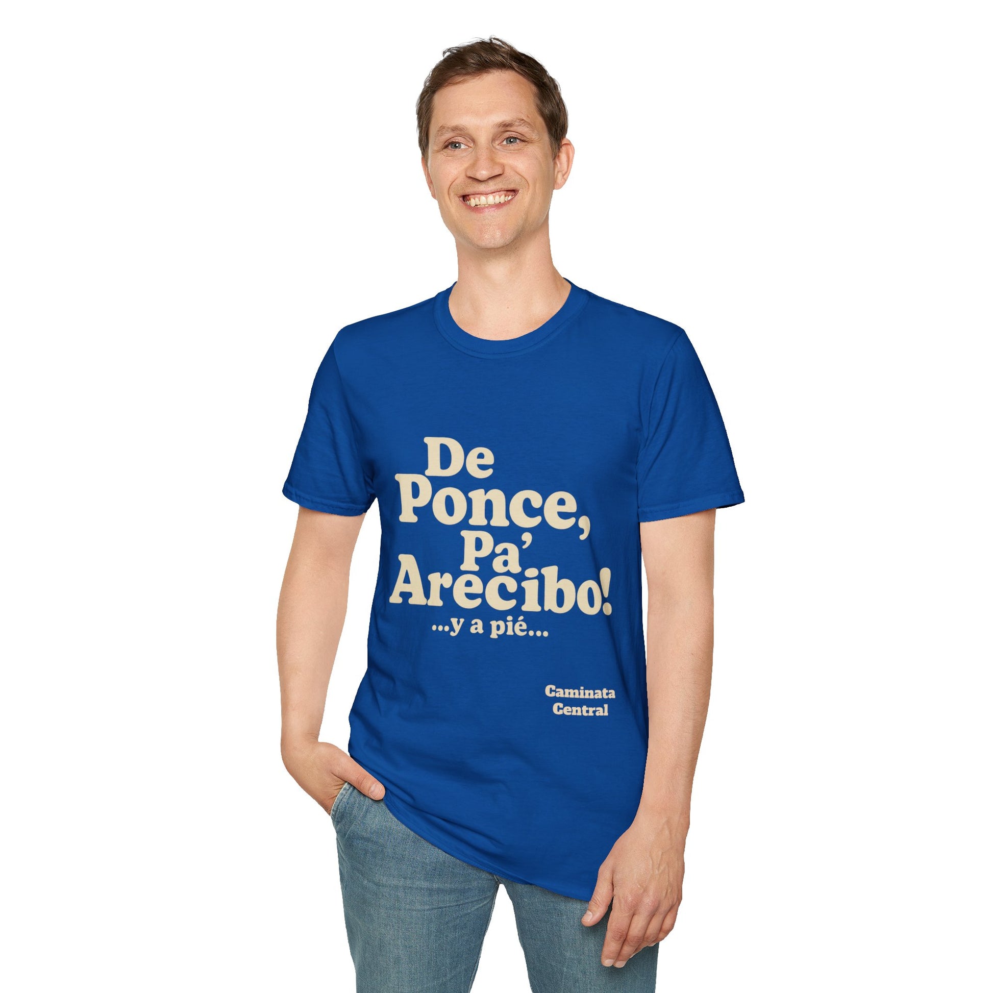 De Ponce P'a Arecibo - Caminata Central T-Shirt, Casual Wear