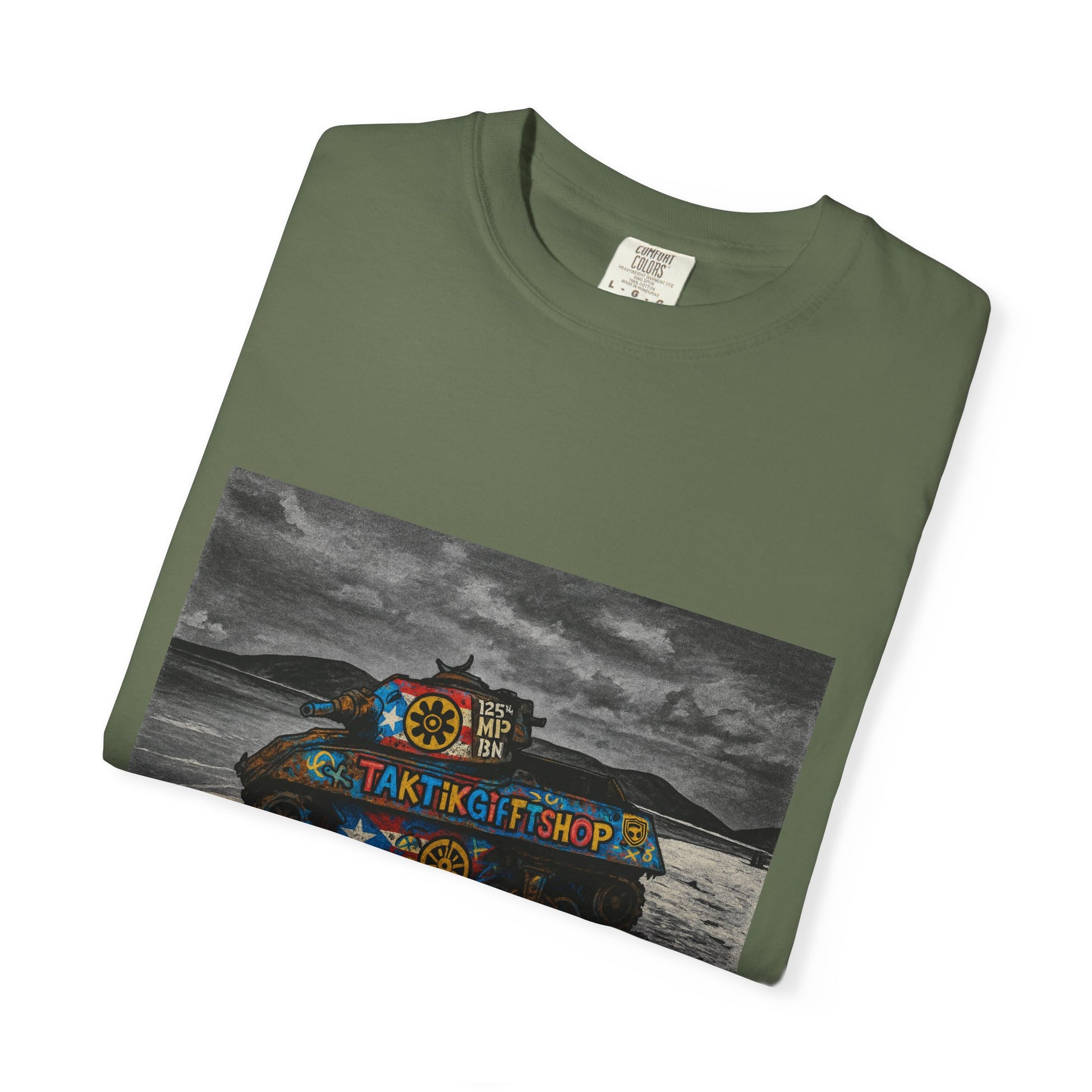 Playa Flamenco Tank Edition – Military-Urban Graphic Tee